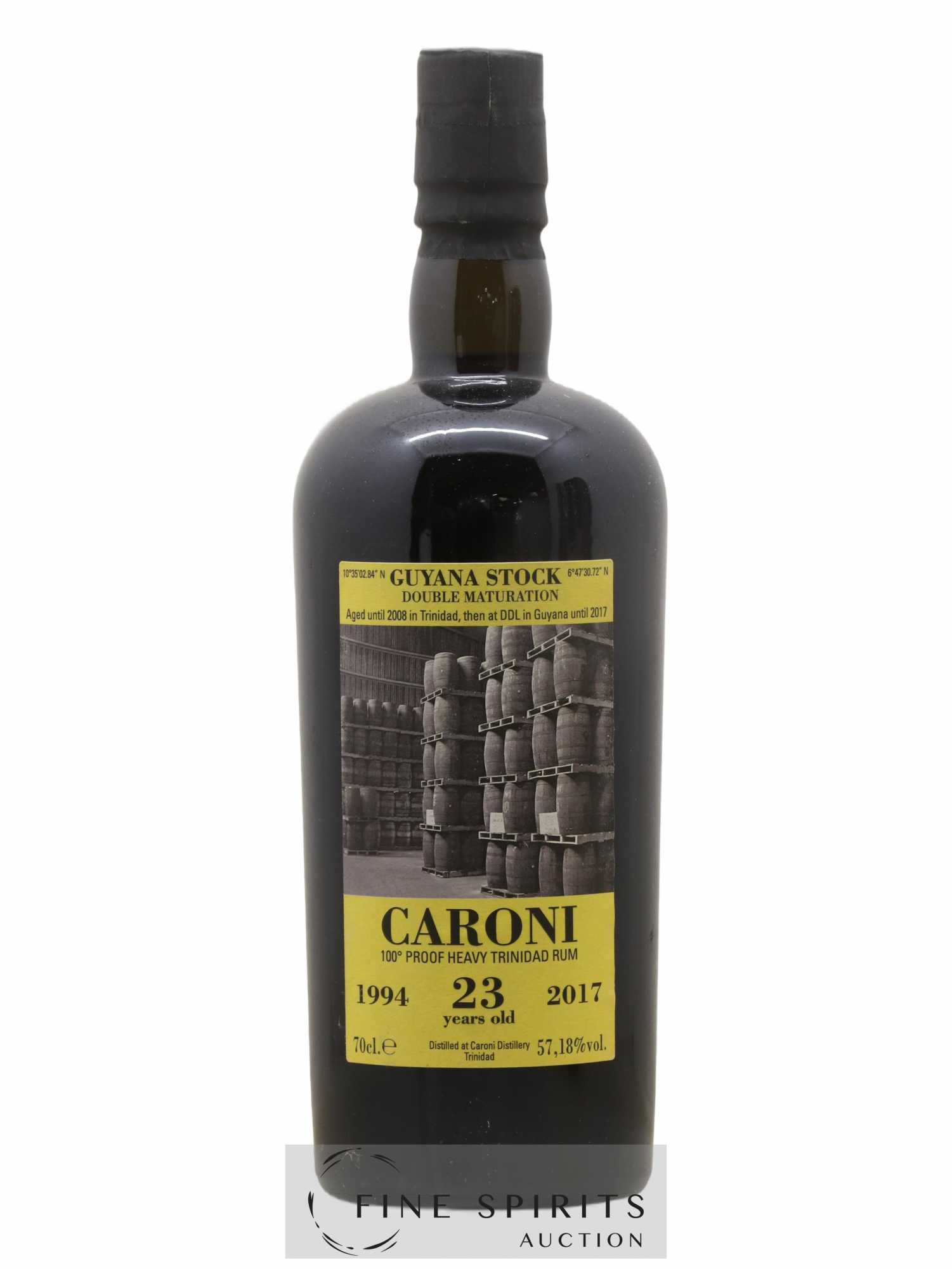 Caroni 23 years 1994 Velier 36th Release Double Maturation - bottled 2017 Guyana Stock - Lot de 1 bouteille - 1