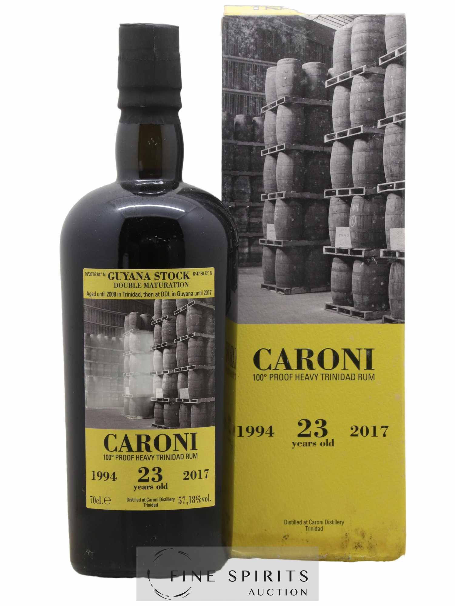 Caroni 23 years 1994 Velier 36th Release Double Maturation - bottled 2017 Guyana Stock - Lot de 1 bouteille - 0