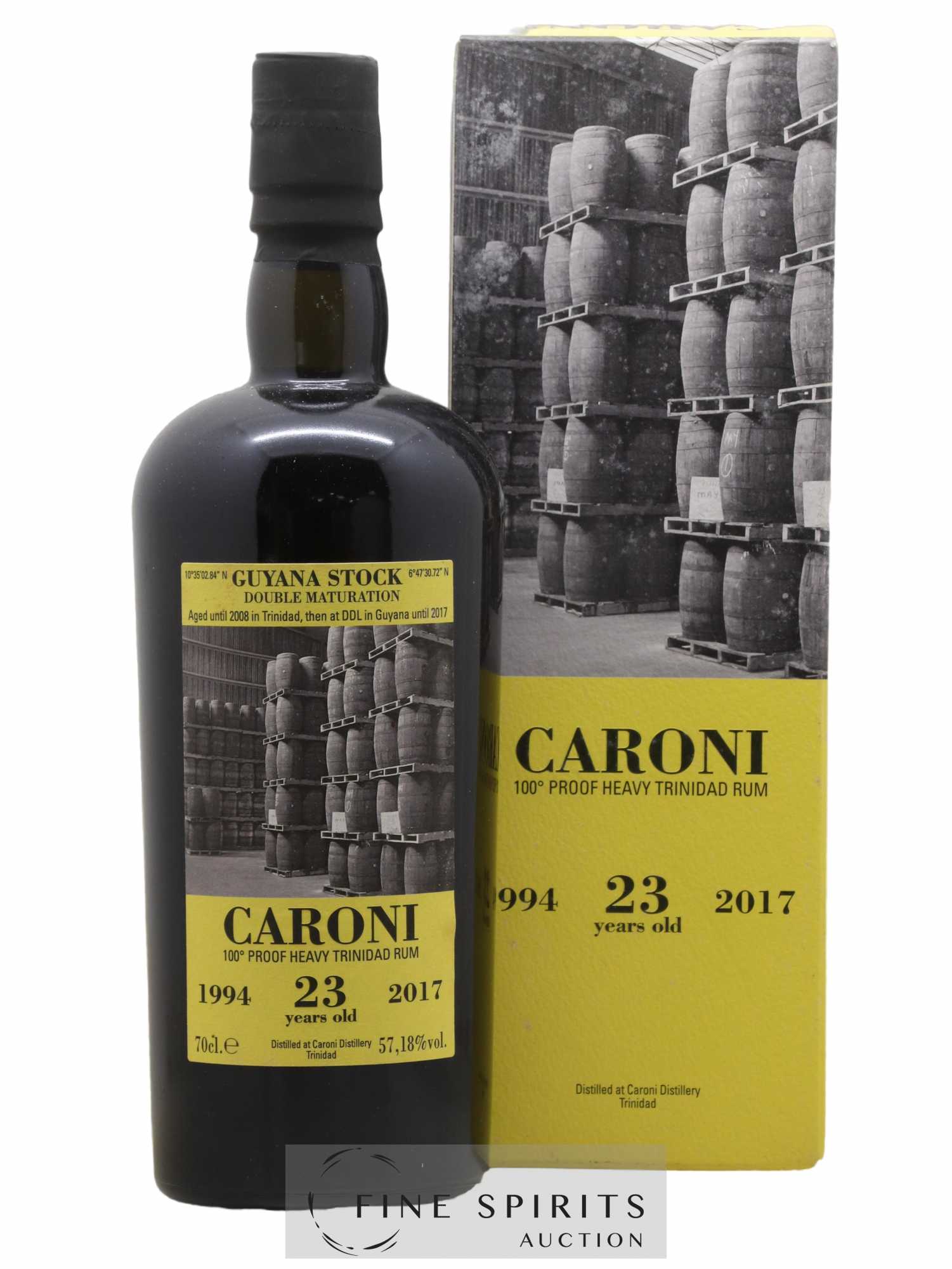 Caroni 23 years 1994 Velier 36th Release Double Maturation - bottled 2017 Guyana Stock - Lot de 1 bouteille - 0