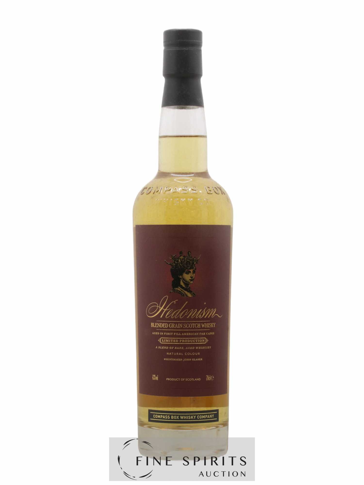 Hedonism Compass Box First Fill American Oak Casks Limited Production - Posten von 1 Flasche - 1