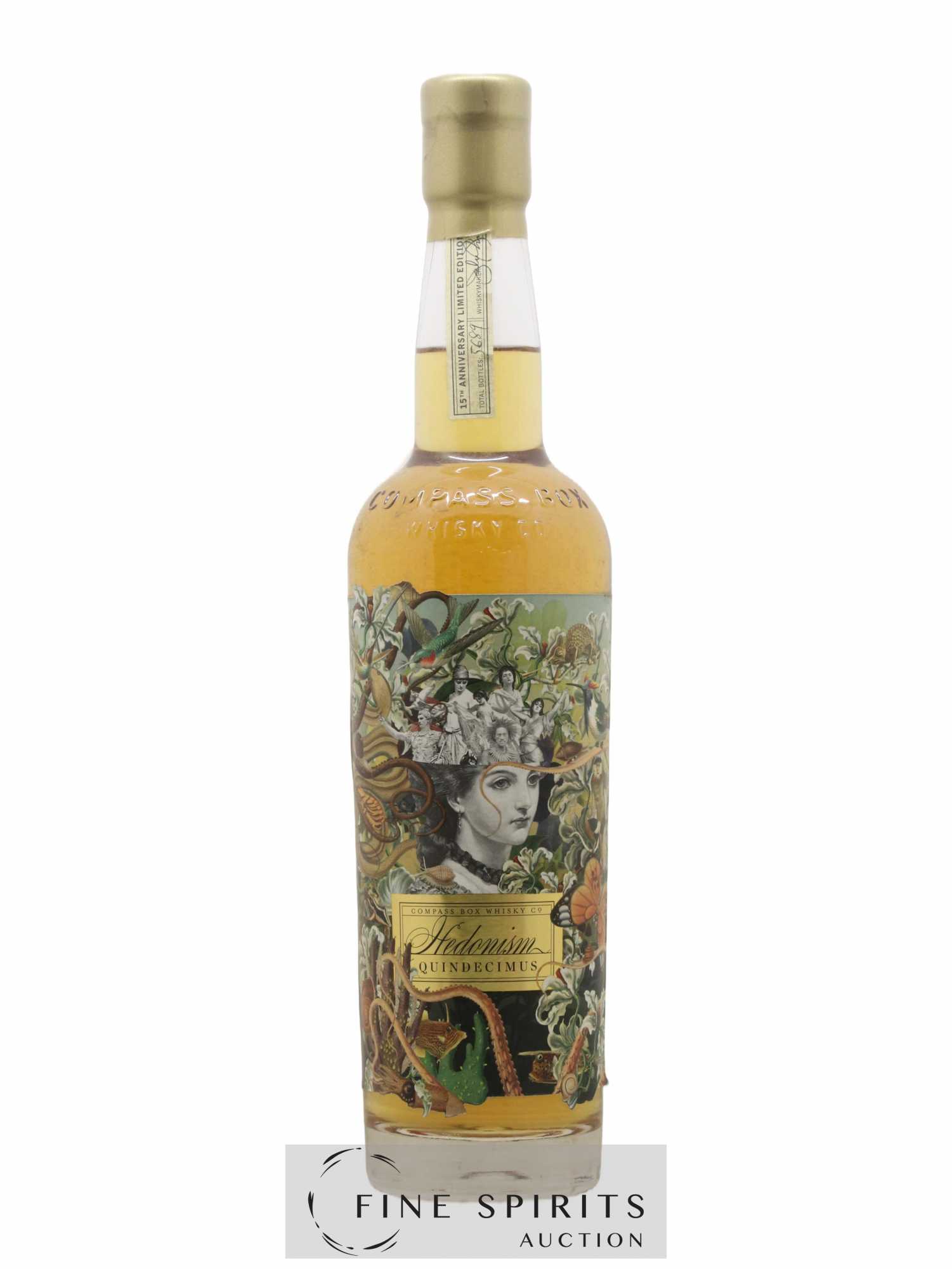 Hedonism Quindecimus Compass Box One of 5689 Limited Edition - Lot de 1 bouteille - 1