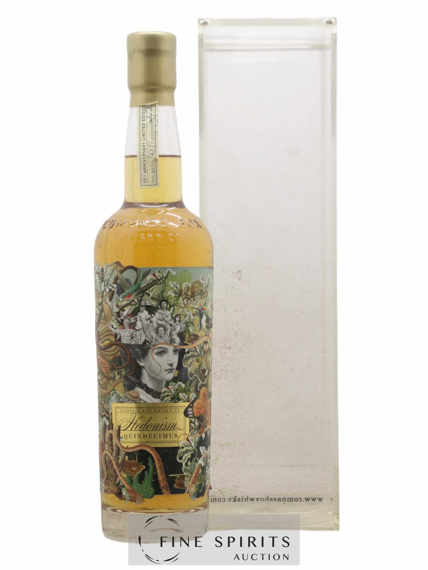 Hedonism Quindecimus Compass Box One of 5689 Limited Edition - Lot de 1 bouteille - 0