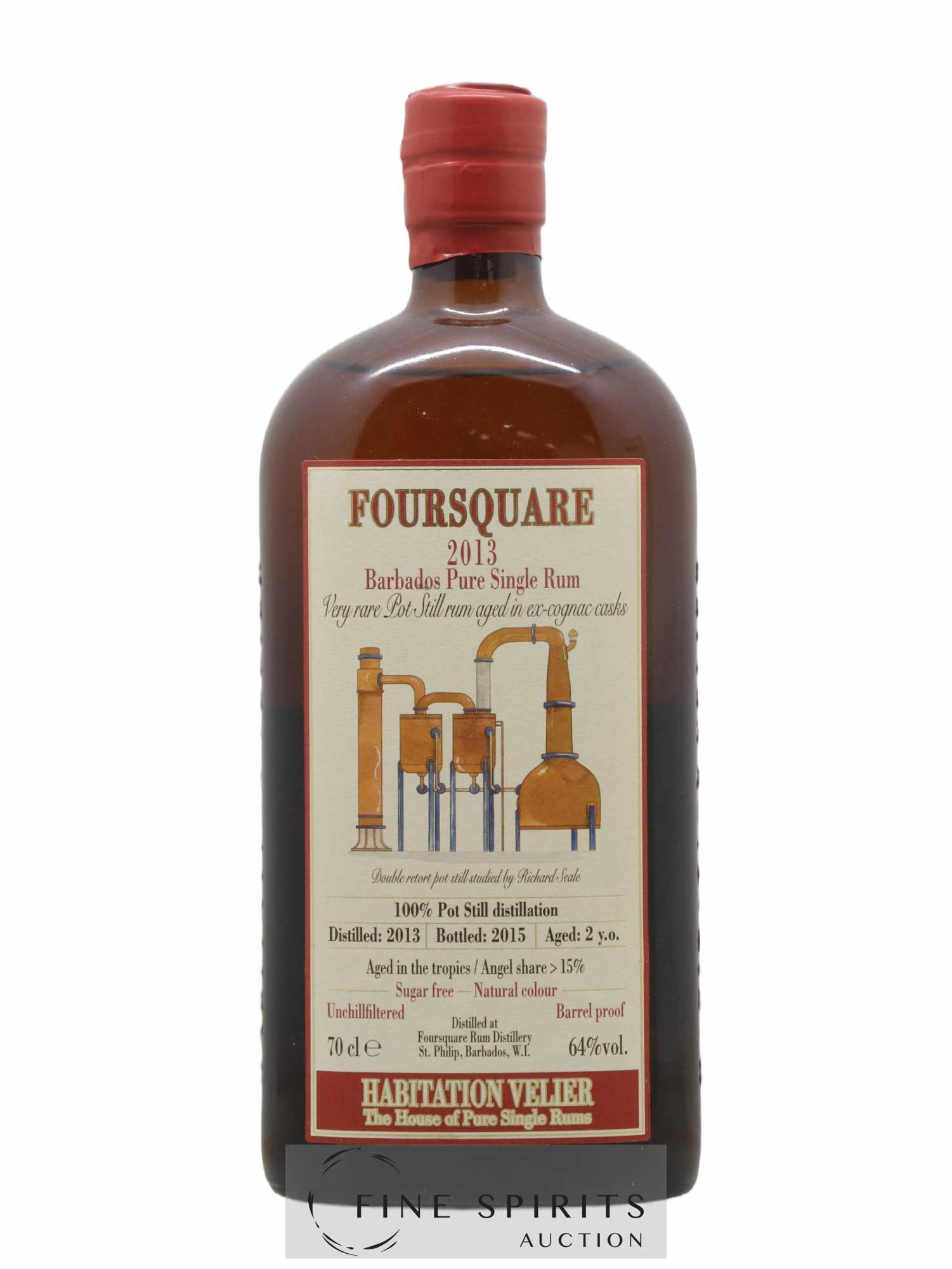 Foursquare 2 years 2013 Velier bottled 2015 Habitation Velier - Lot of 1 bottle - 1