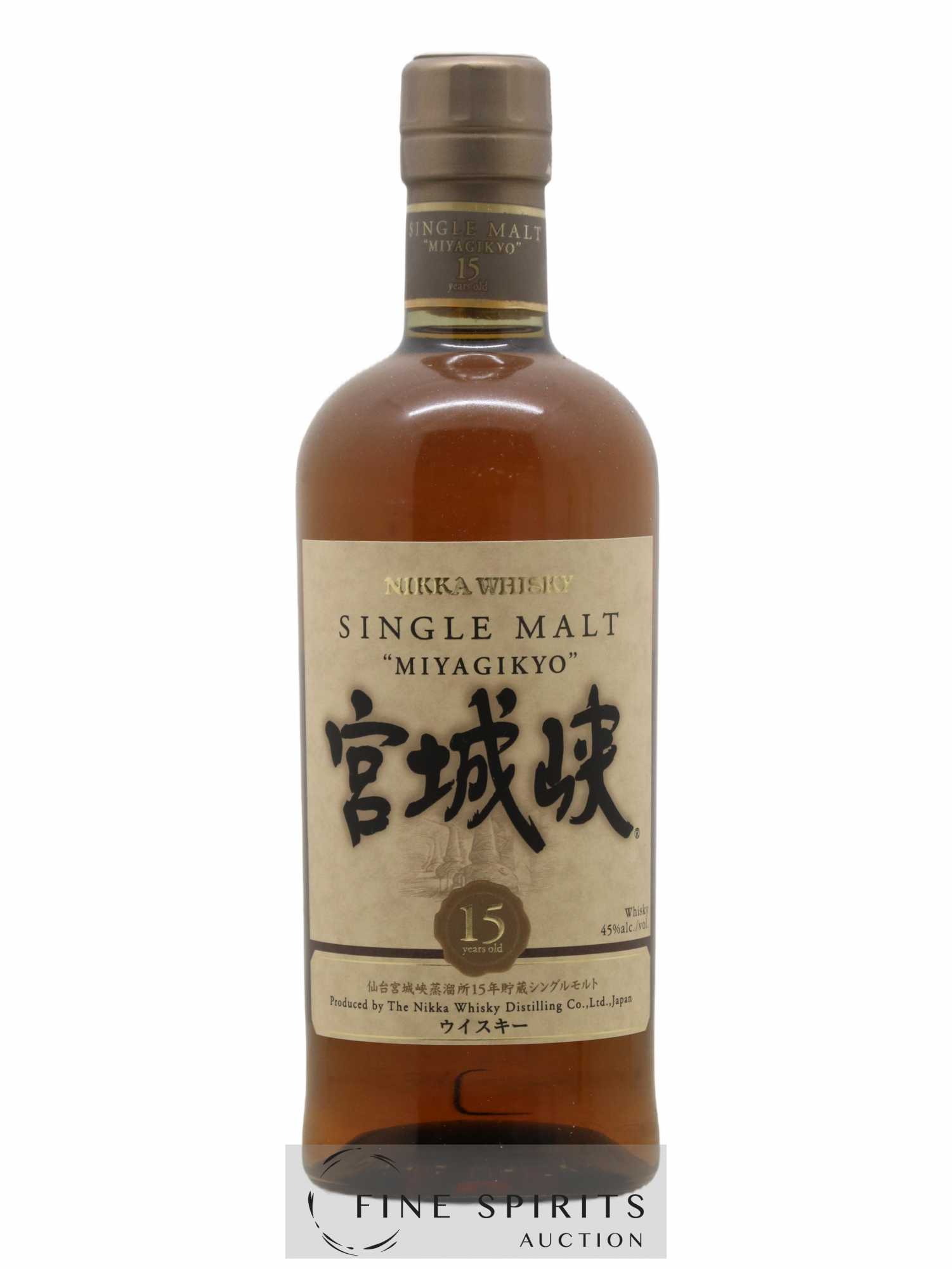 Miyagikyo 15 years Of. Nikka Whisky - Lot de 1 bouteille - 1