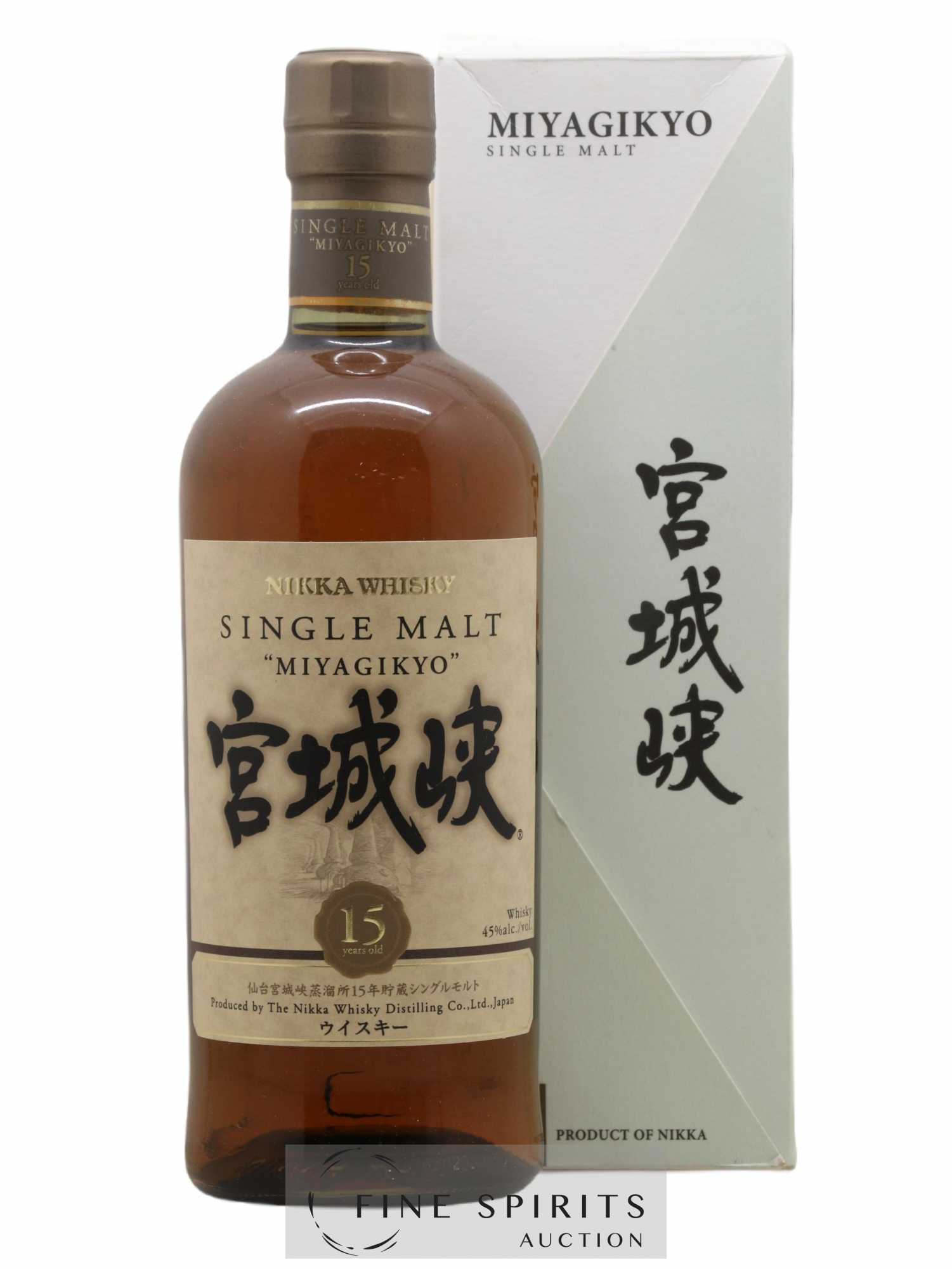 Miyagikyo 15 years Of. Nikka Whisky - Lot de 1 bouteille - 0
