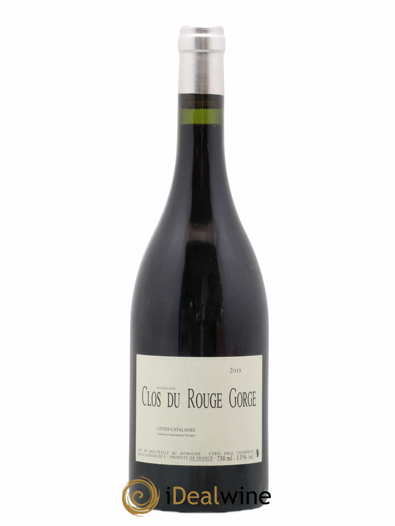 Côtes Catalanes Clos du Rouge Gorge Cyril Fhal 2013 - Lot de 1 bouteille - 0
