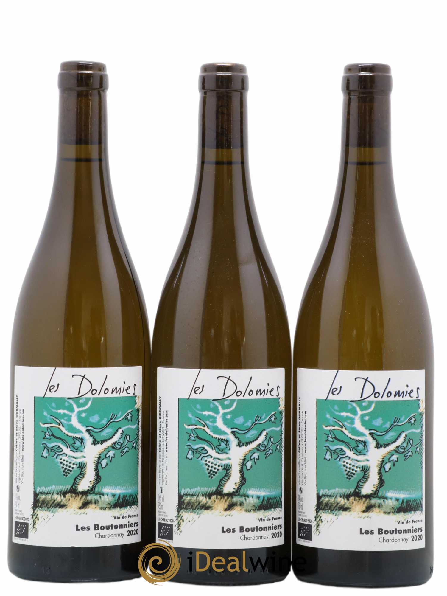 Vin de France Les Dolomies Les Boutonniers 2020 - Lot de 3 bouteilles - 0