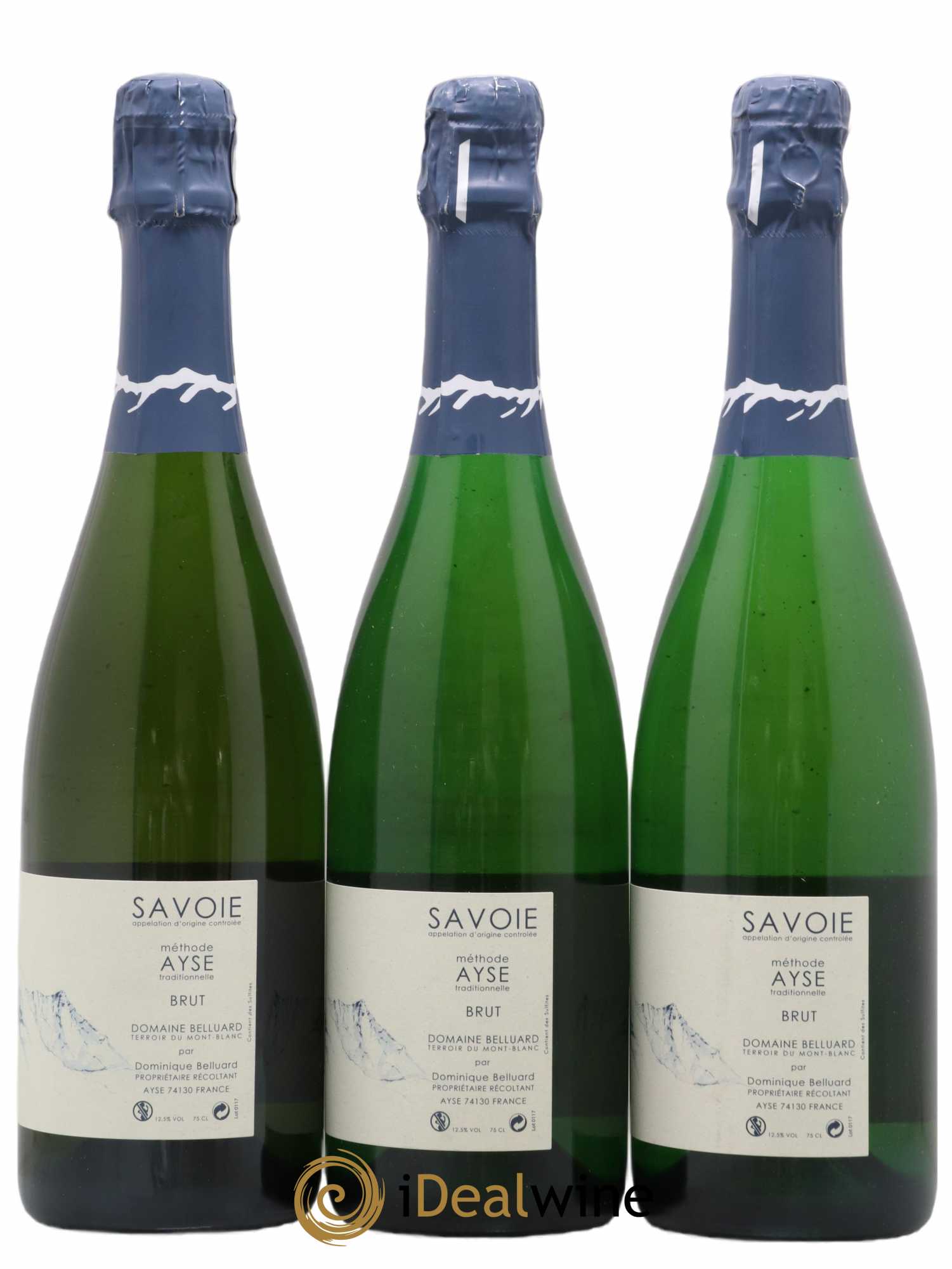 Vin de Savoie Ayse Les Perles du Mont Blanc Domaine Belluard - Lot de 3 bouteilles - 1