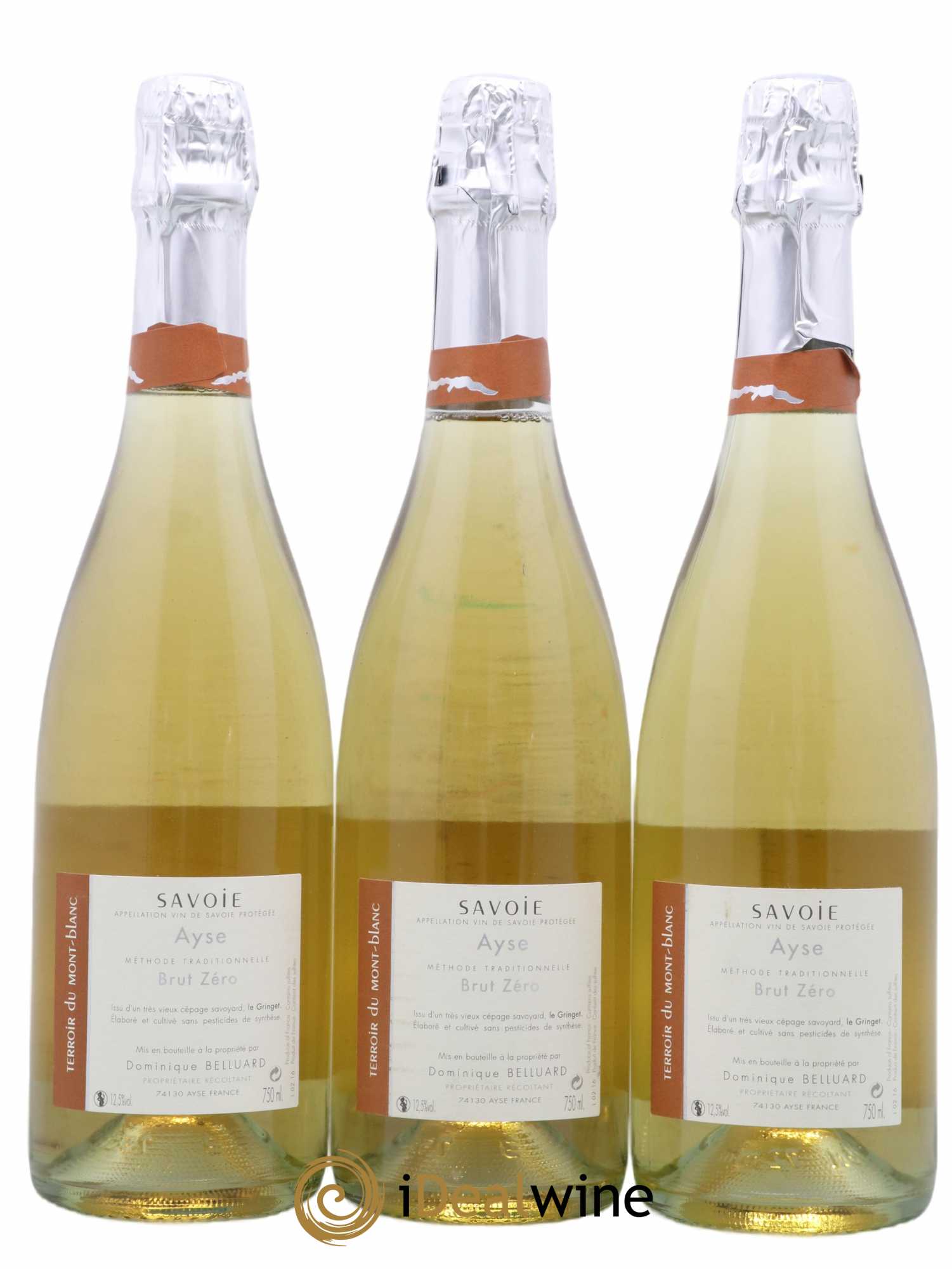 Vin de Savoie Ayse - Mont Blanc Domaine Belluard 2016 - Lot de 3 bouteilles - 1