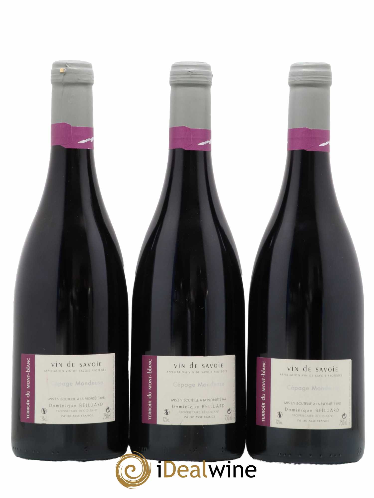 Vin de Savoie Mondeuse Amphore Domaine Belluard 2019 - Lot de 3 bouteilles - 1