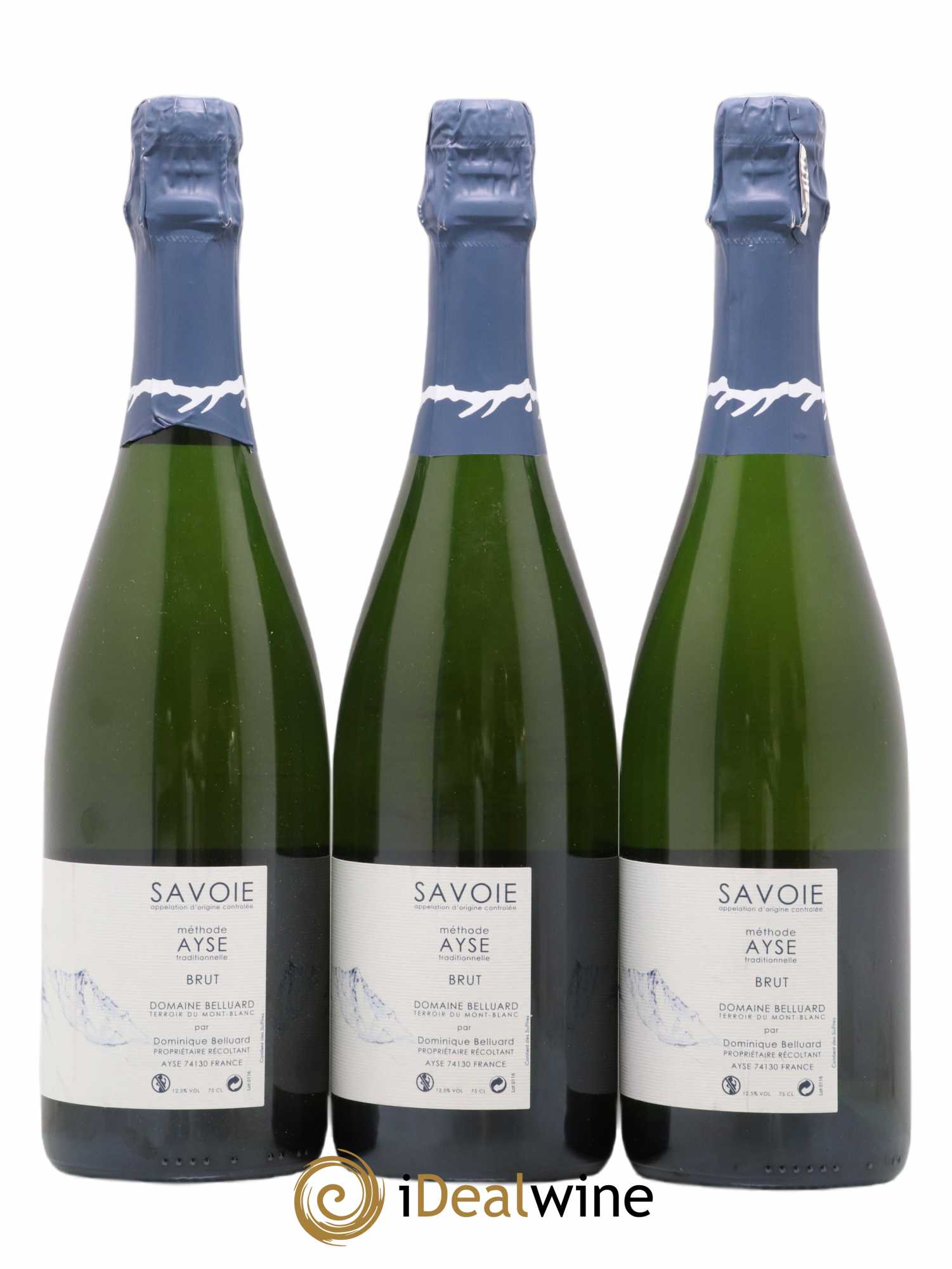 Vin de Savoie Ayse Les Perles du Mont Blanc Domaine Belluard - Lot de 3 bouteilles - 1