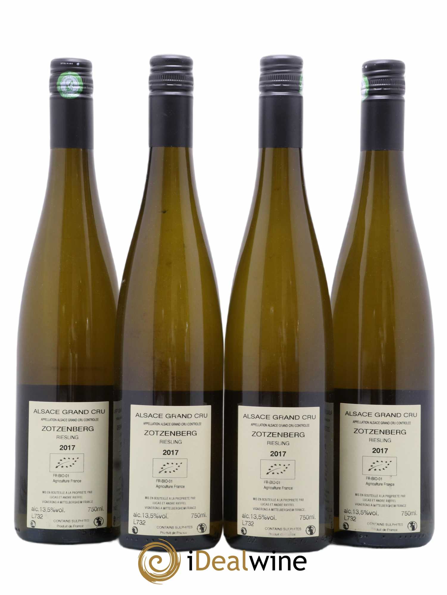 Riesling Rieffel Grand Cru Zotzenberg 2017 - Posten von 4 Flaschen - 1