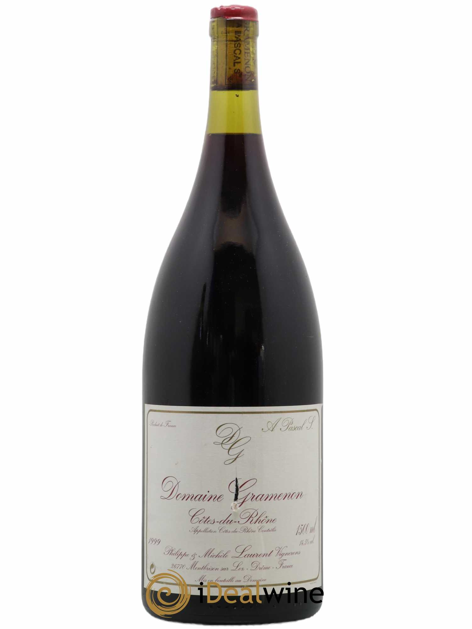 Côtes-du-Rhône A Pascal S. Gramenon (Domaine) 1999 - Lot de 1 magnum - 0