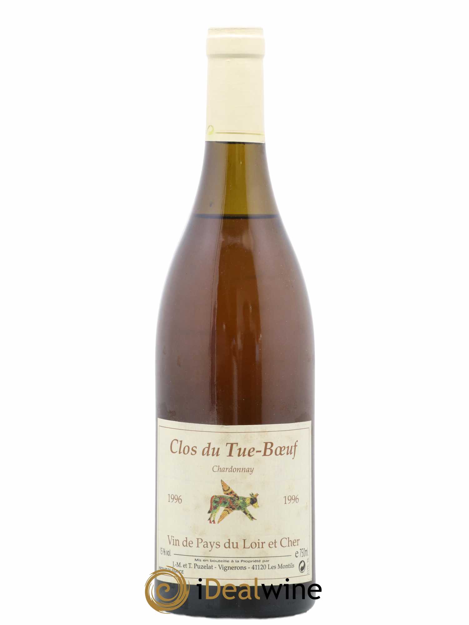 Val de Loire et Cher Clos Tue Boeuf (sans prix de réserve) 1996 - Lot de 1 bouteille - 0