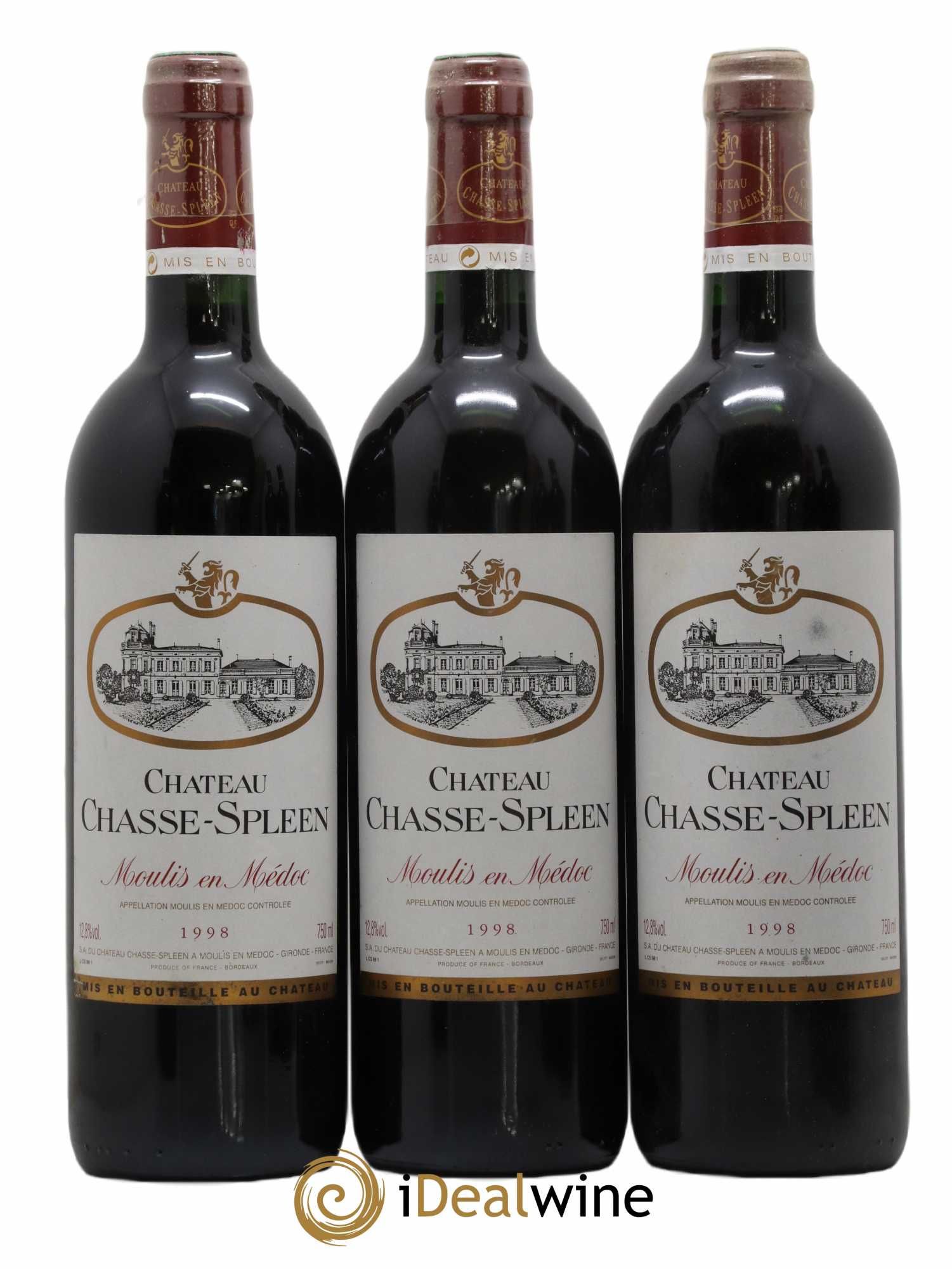 Château Chasse Spleen 1998 - Posten von 6 Flaschen - 1