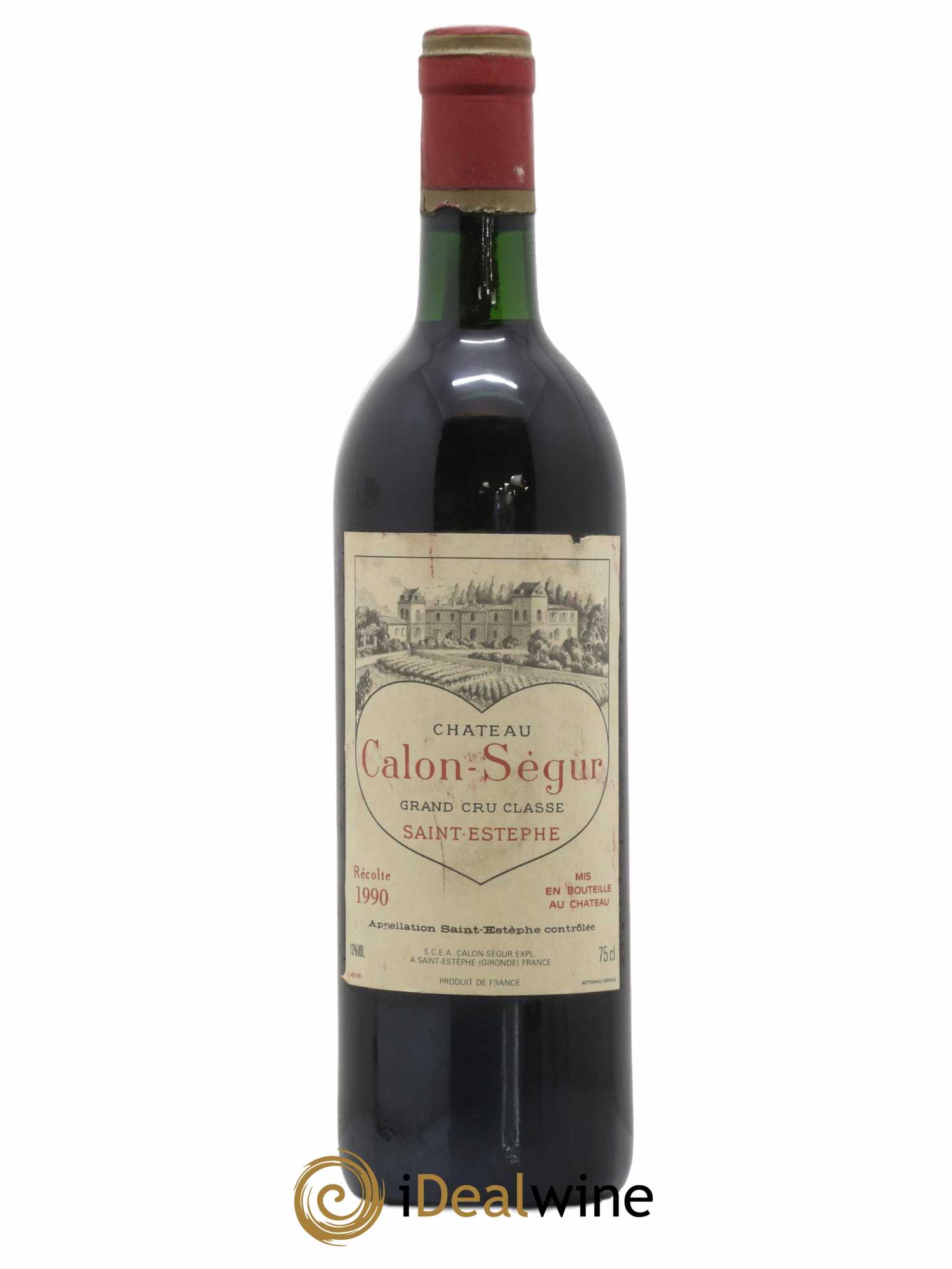 Château Calon Ségur 3ème Grand Cru Classé 1990 - Lot de 1 bouteille - 0