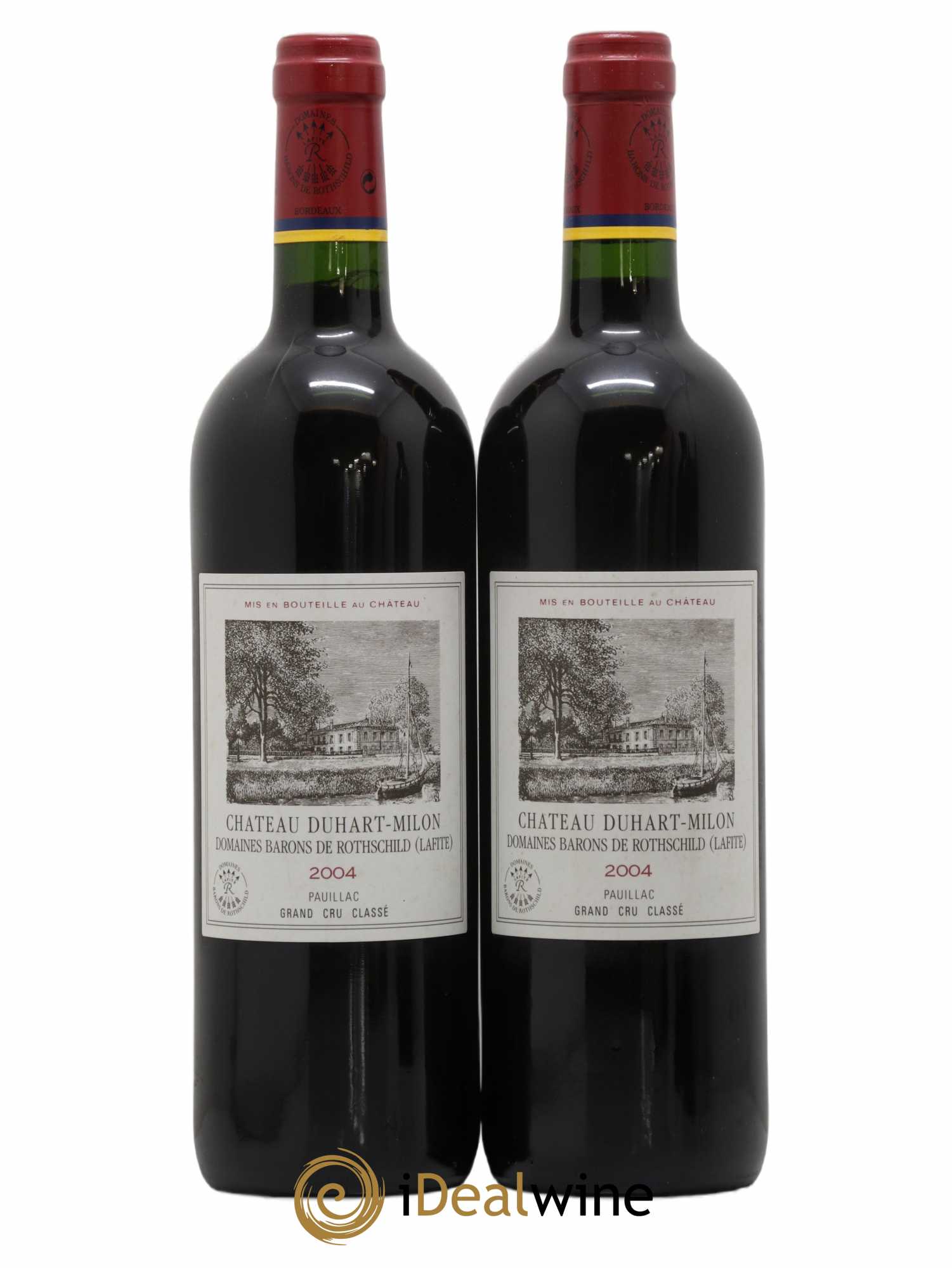 Château Duhart-Milon 4ème Grand Cru Classé 2004 - Lot de 2 bouteilles - 0