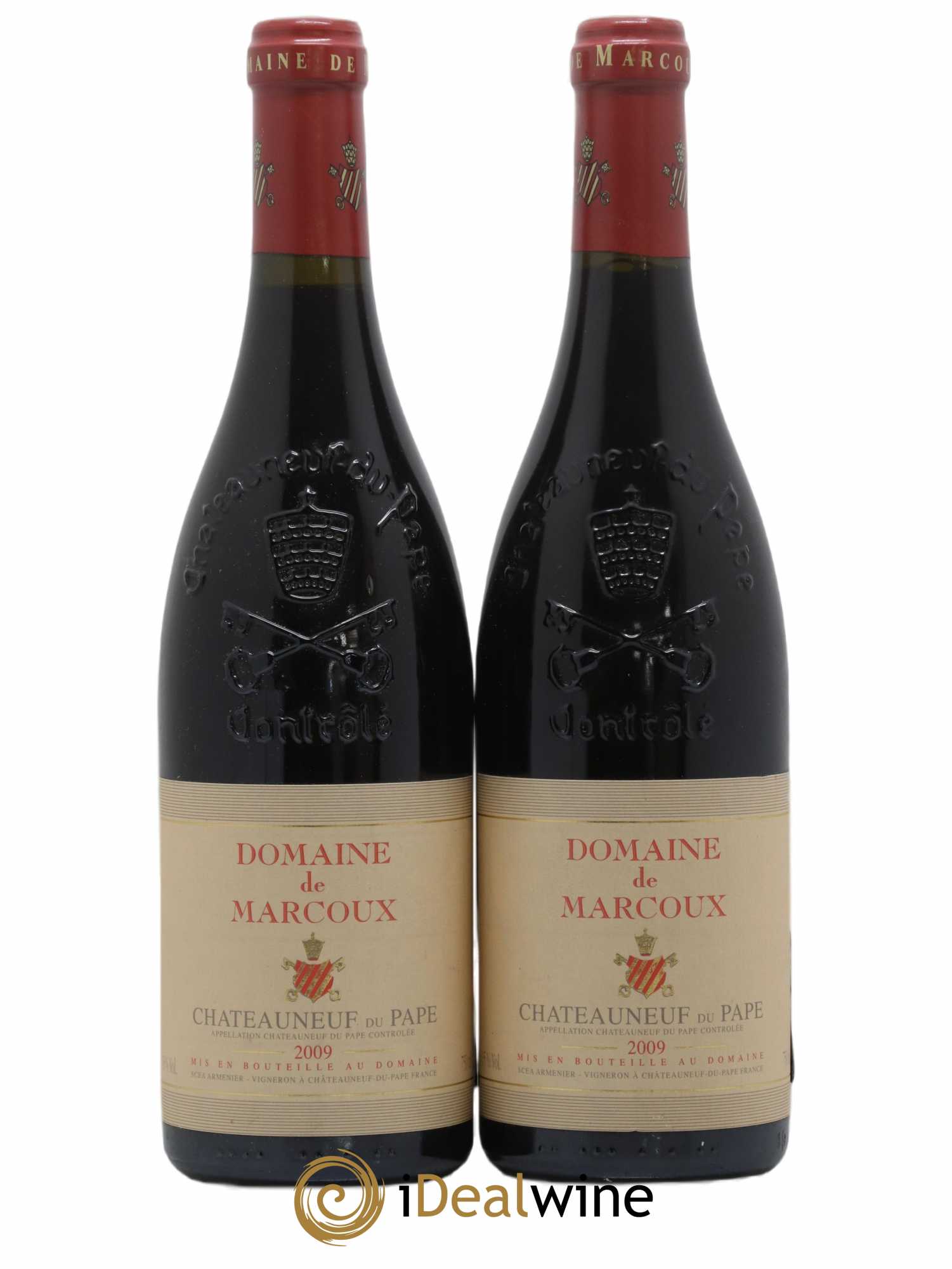 Châteauneuf-du-Pape Marcoux (Domaine de) 2009 - Lot de 2 bouteilles - 0