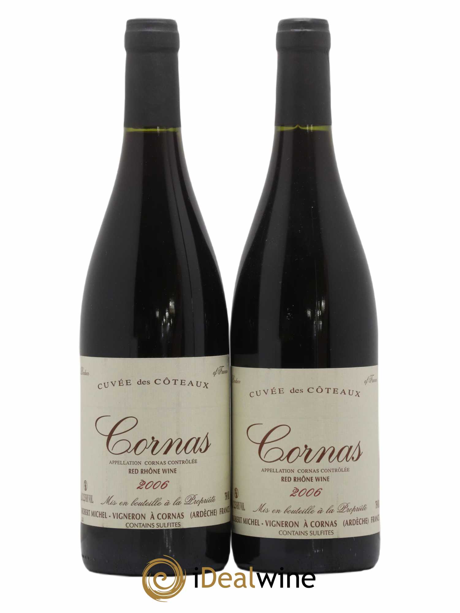 Cornas Cuvée des Coteaux Robert Michel 2006 - Lot de 2 bouteilles - 0