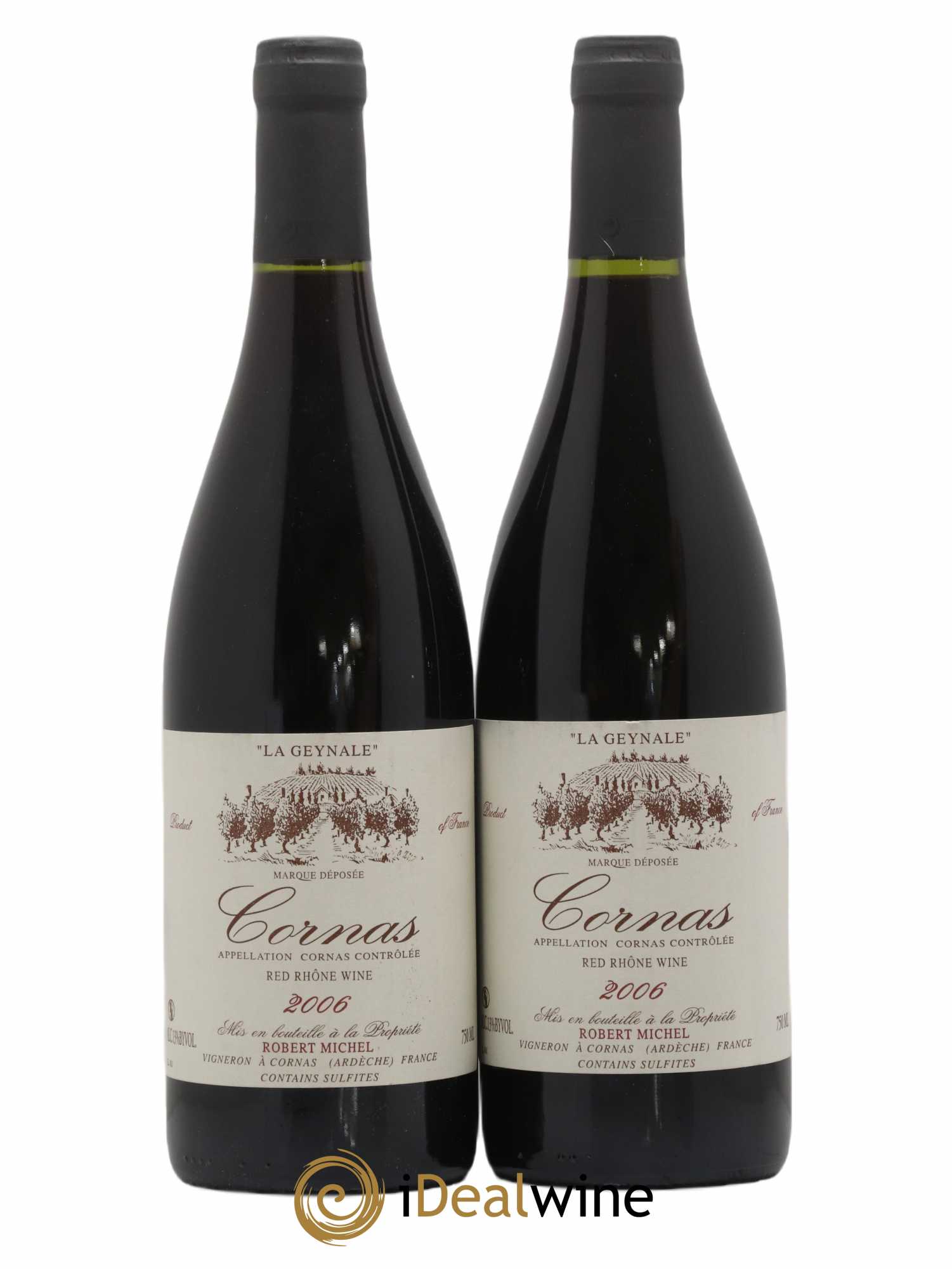 Cornas La Geynale Robert Michel 2006 - Lot de 2 bouteilles - 0