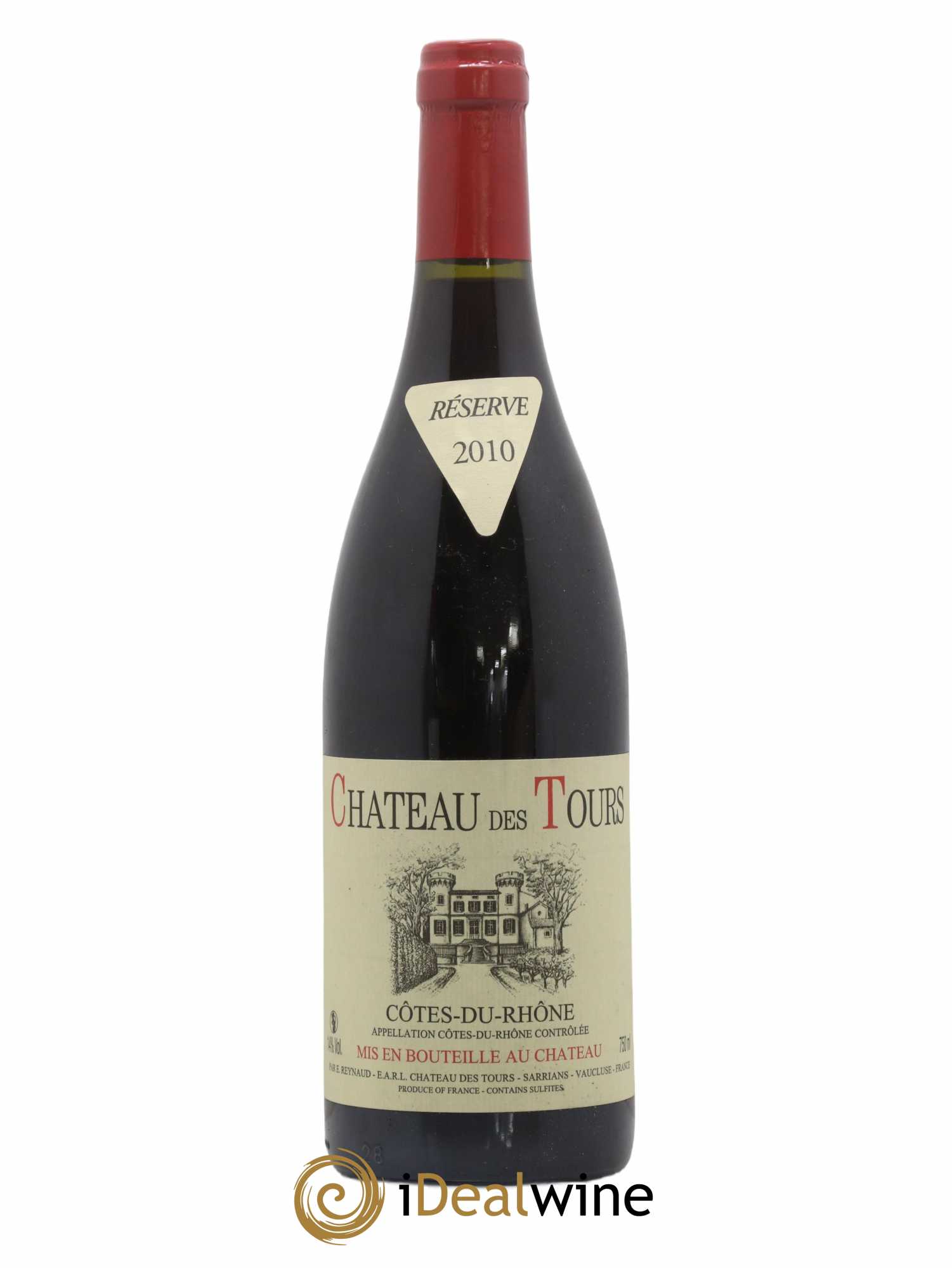 Côtes-du-Rhône Château des Tours Emmanuel Reynaud 2010 - Lot de 1 bouteille - 0