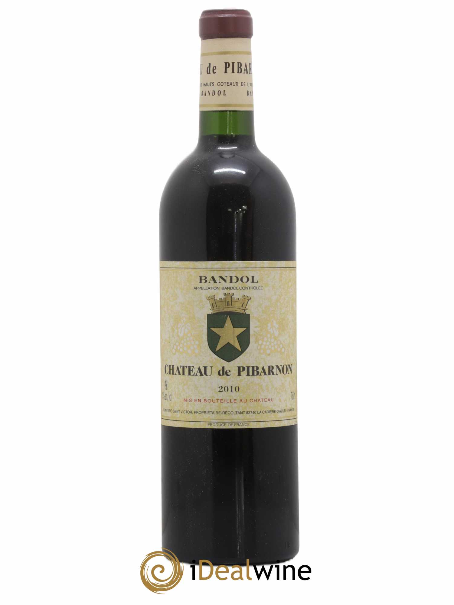 Bandol Château de Pibarnon Comte de Saint-Victor 2010 - Lot de 1 bouteille - 0