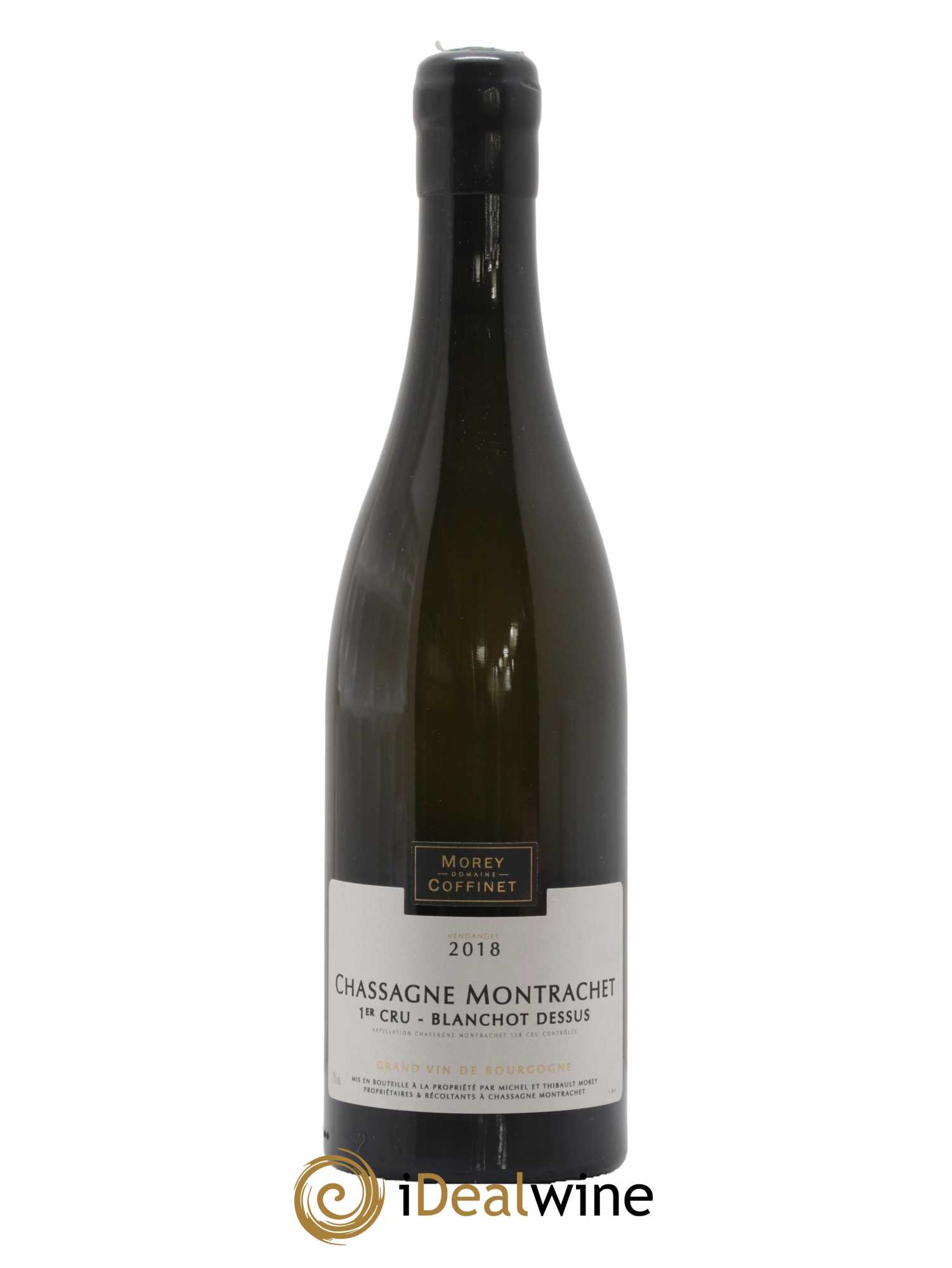 Chassagne-Montrachet 1er Cru Blanchot Dessus Morey-Coffinet (Domaine) 2018 - Lot de 1 bouteille - 0