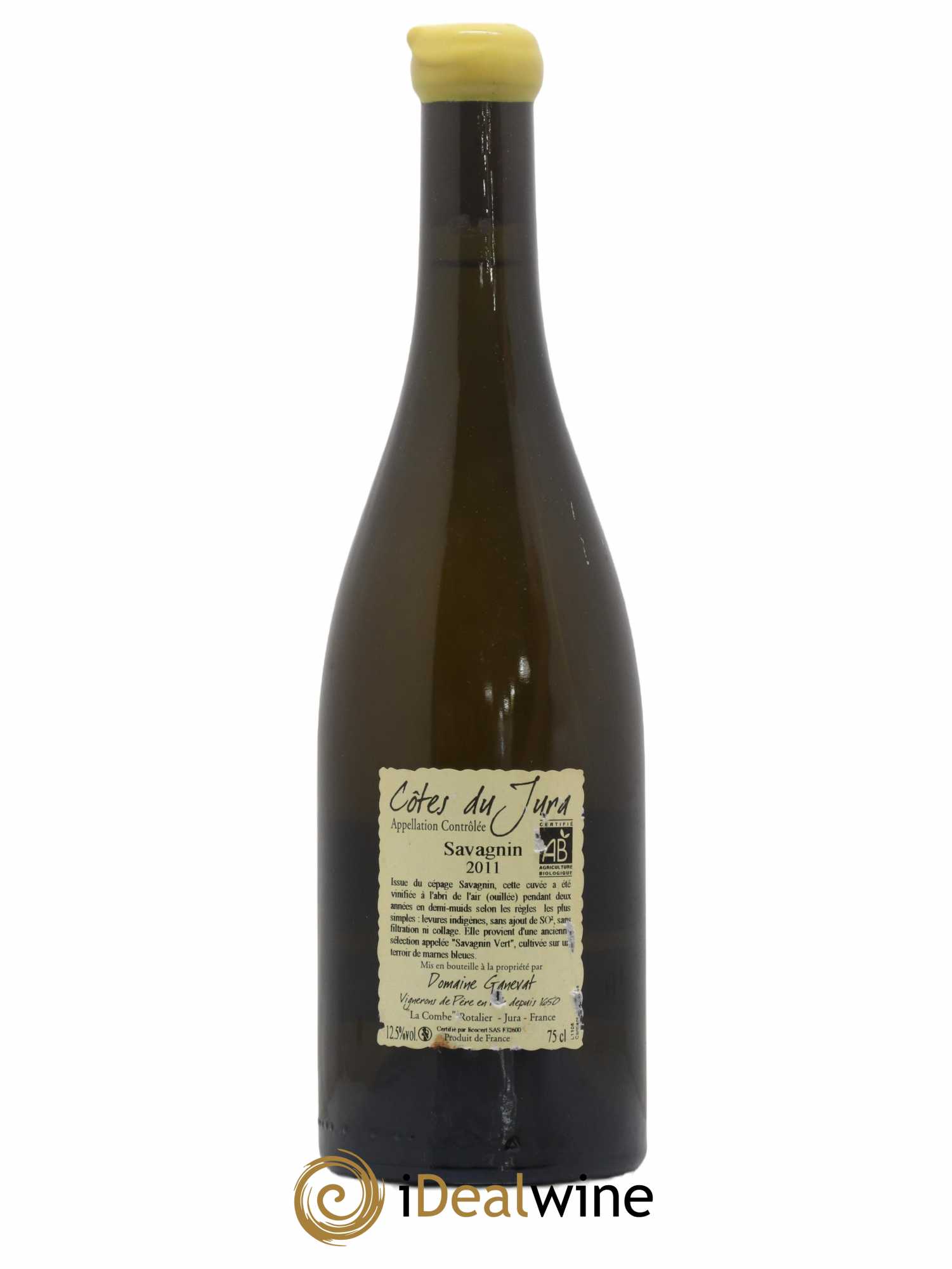Côtes du Jura Les Chalasses Marnes Bleues Jean-François Ganevat (Domaine) 2011 - Lot de 1 bouteille - 1