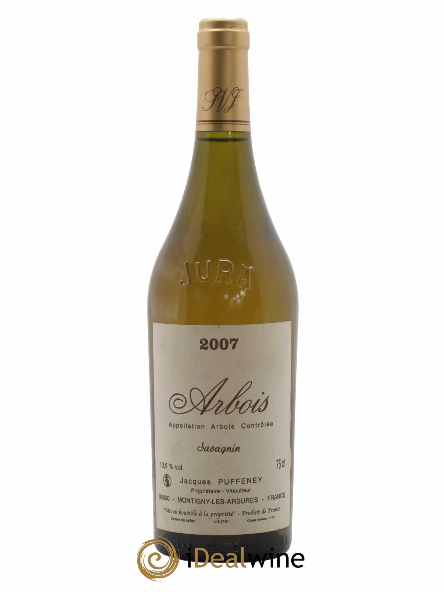 Arbois Savagnin Jacques Puffeney 2007 - Lot de 1 bouteille - 0