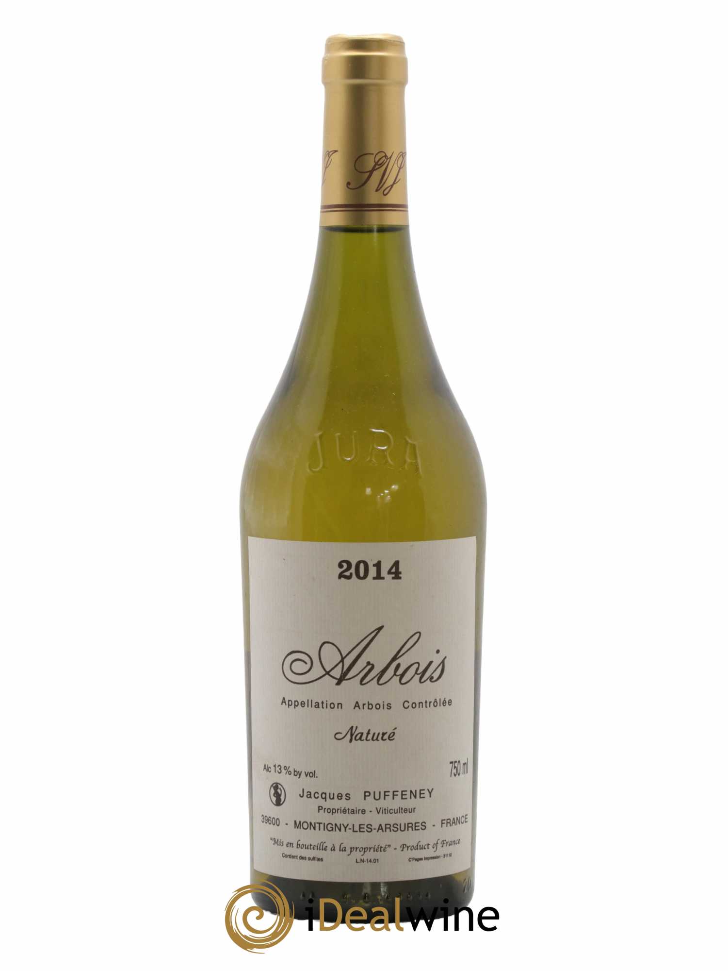 Arbois Naturé Jacques Puffeney 2014 - Lot de 1 bouteille - 0