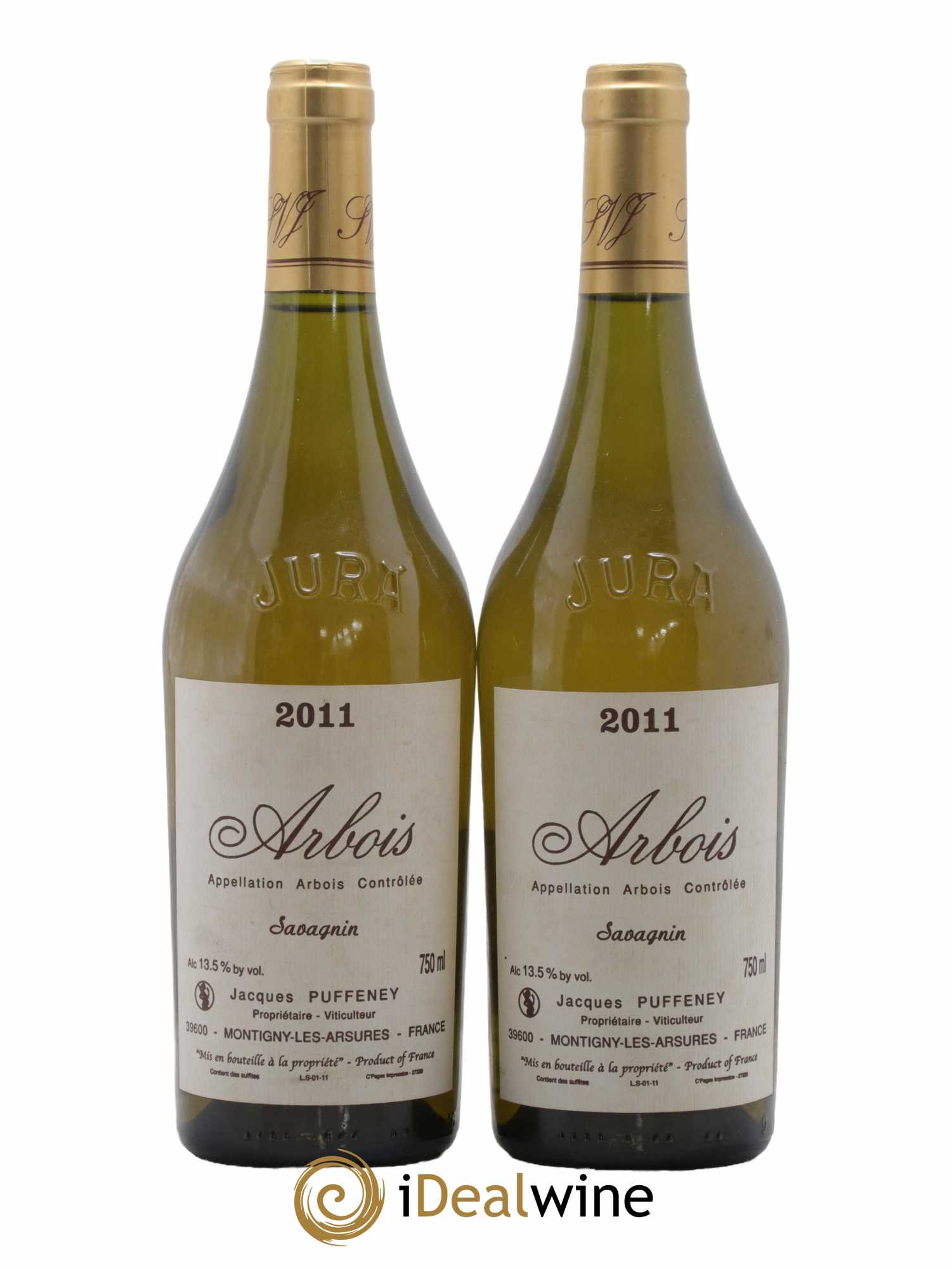 Arbois Savagnin Jacques Puffeney 2011 - Lot de 2 bouteilles - 0