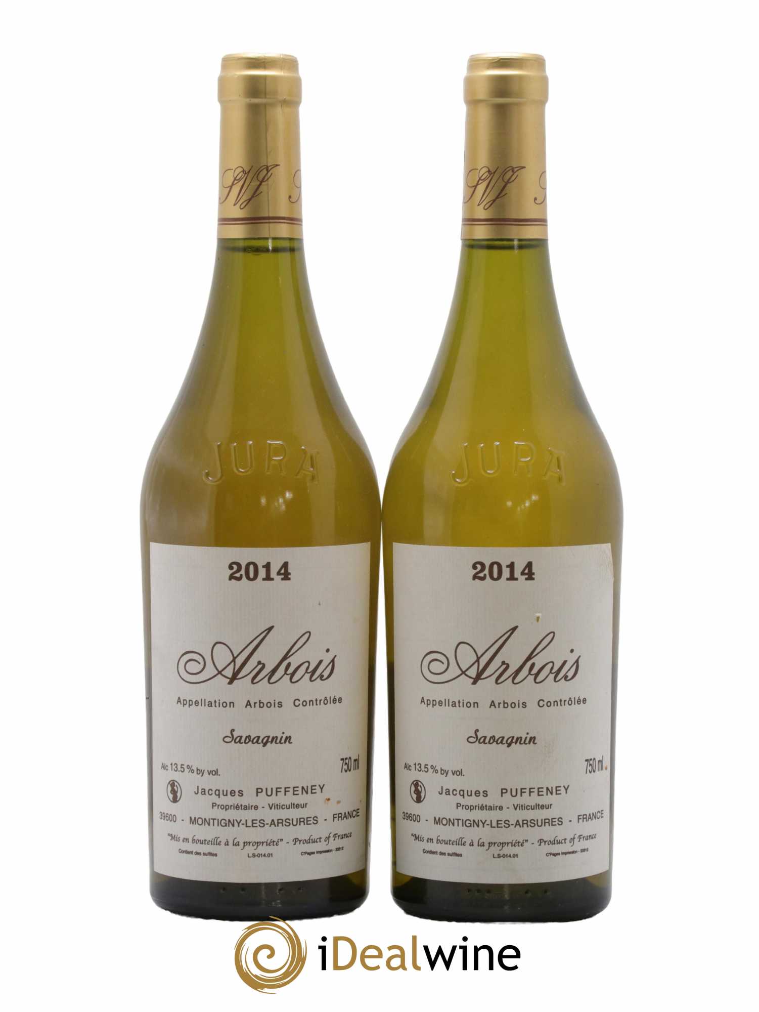 Arbois Savagnin Jacques Puffeney 2014 - Lot de 2 bouteilles - 0