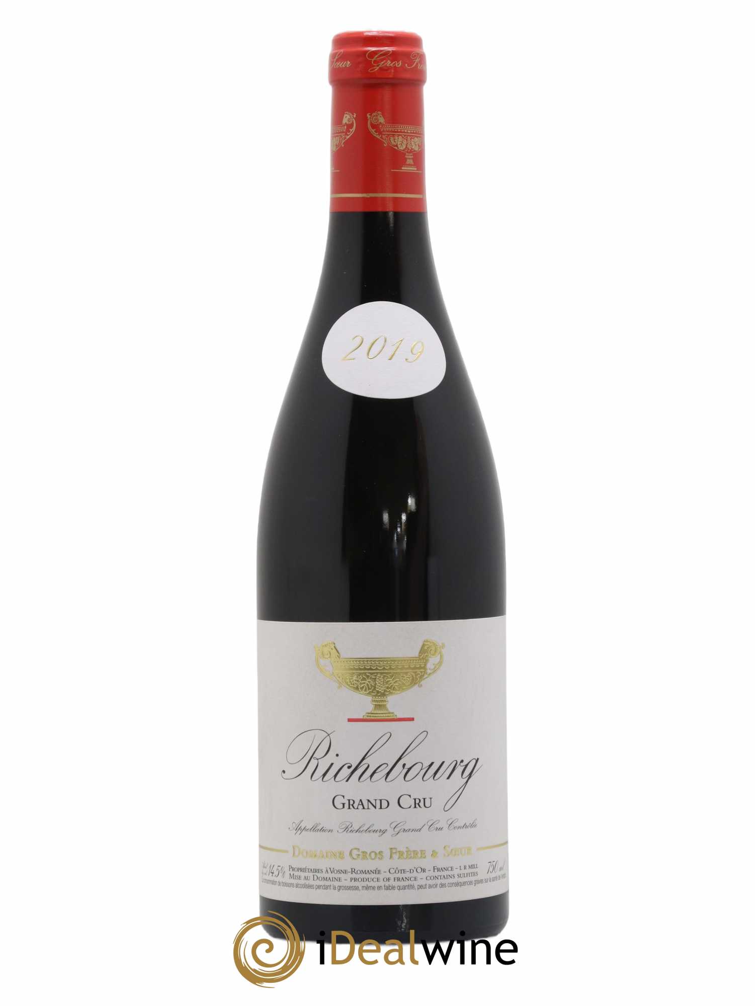 Richebourg Grand Cru Gros Frère & Soeur 2019 - Lot de 1 bouteille - 0