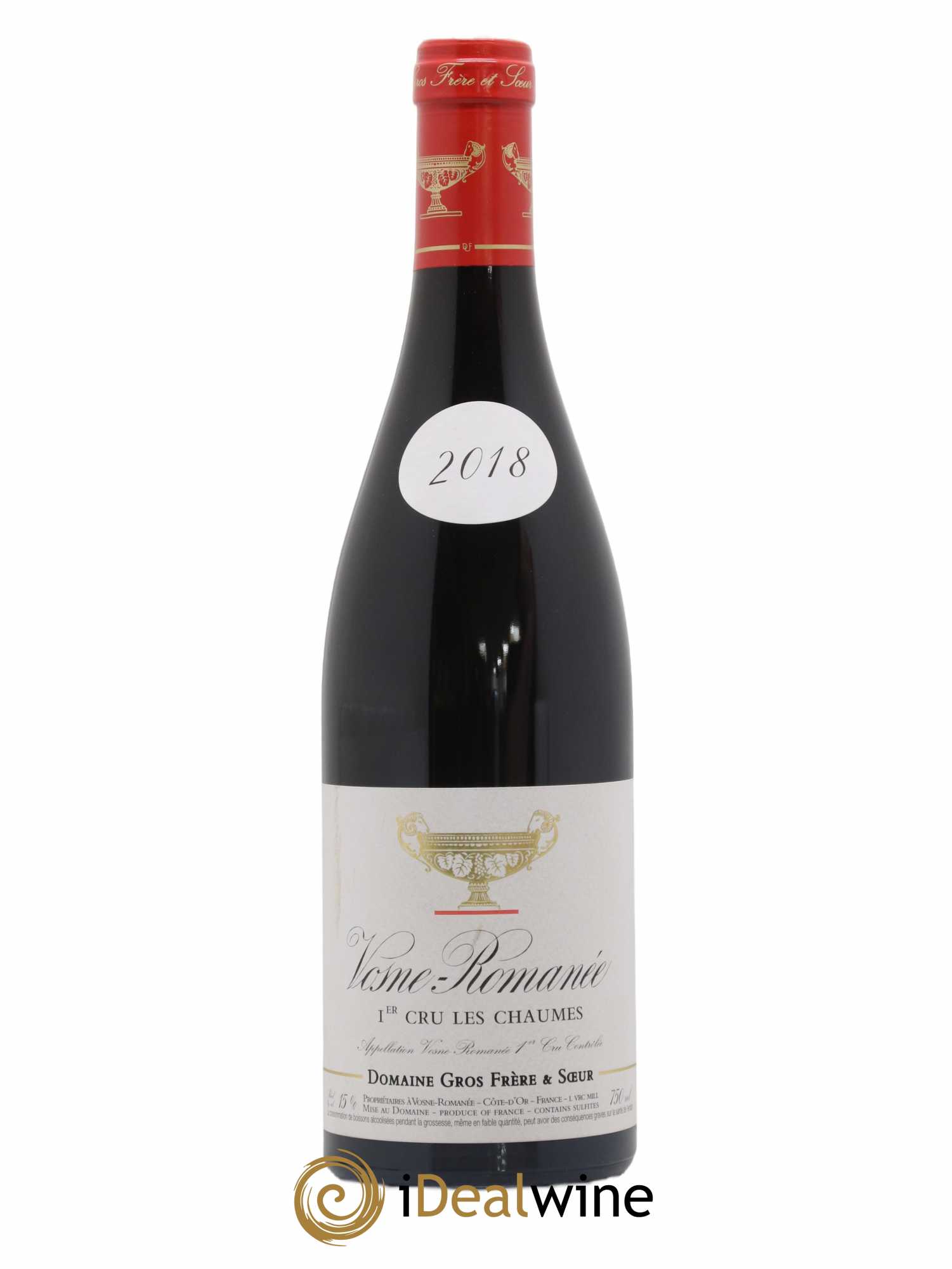 Vosne-Romanée 1er Cru Les Chaumes Gros Frère & Soeur 2018 - Lot de 1 bouteille - 0