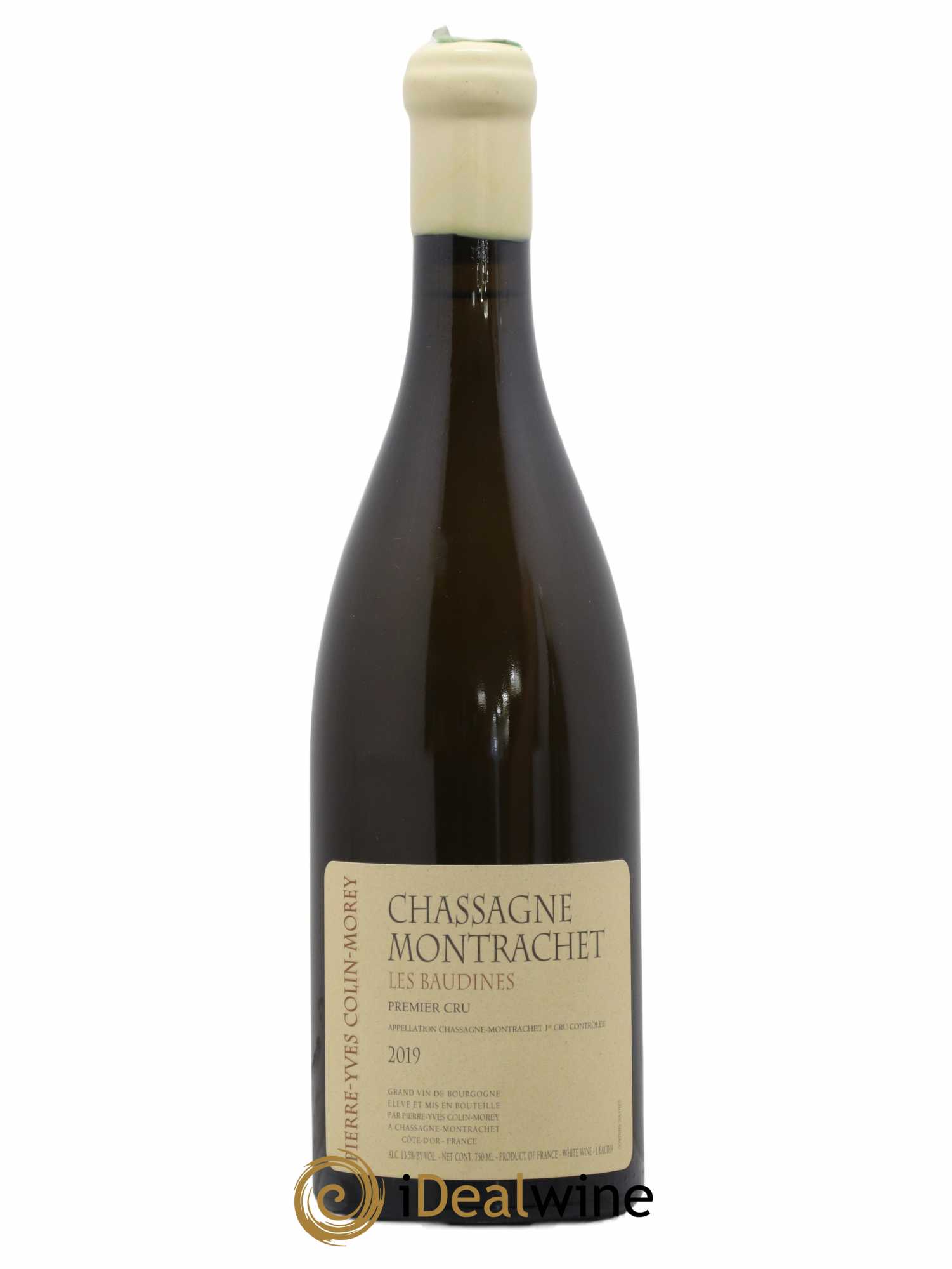 Chassagne-Montrachet 1er Cru Les Baudines Pierre-Yves Colin Morey 2019 - Lot de 1 bouteille - 0