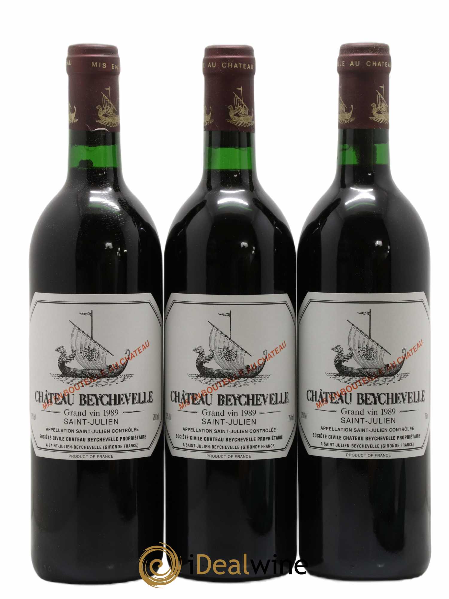 Château Beychevelle 4ème Grand Cru Classé 1989 - Lotto di 12 bottiglie - 2