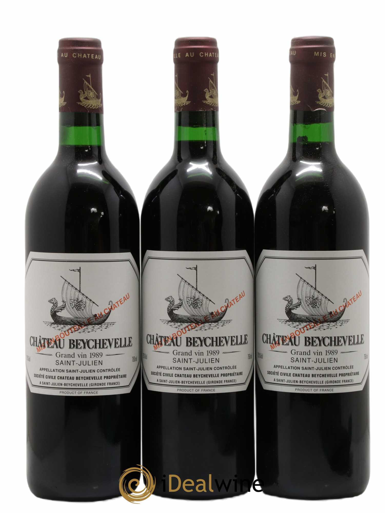 Château Beychevelle 4ème Grand Cru Classé 1989 - Lotto di 12 bottiglie - 4