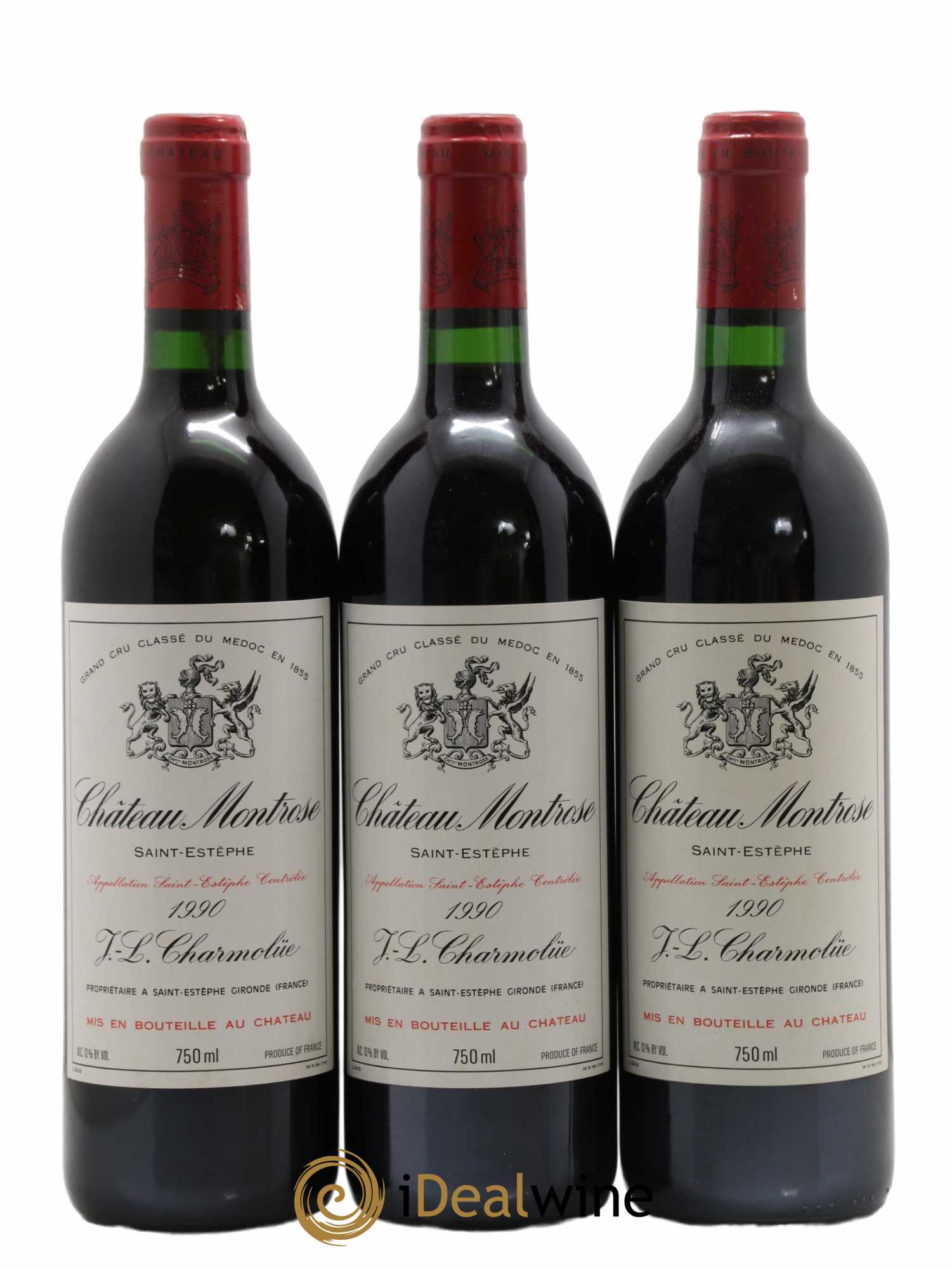 Château Montrose 2ème Grand Cru Classé 1990 - Lot de 12 bouteilles - 1
