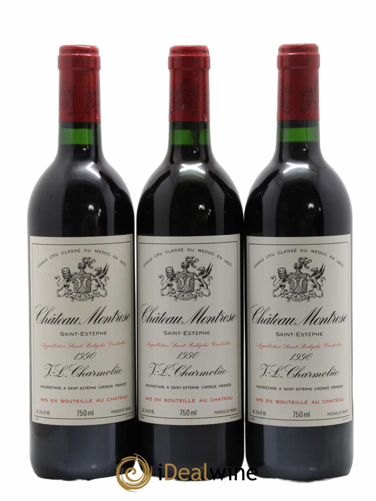 Château Montrose 2ème Grand Cru Classé 1990 - Lot de 12 bouteilles - 4