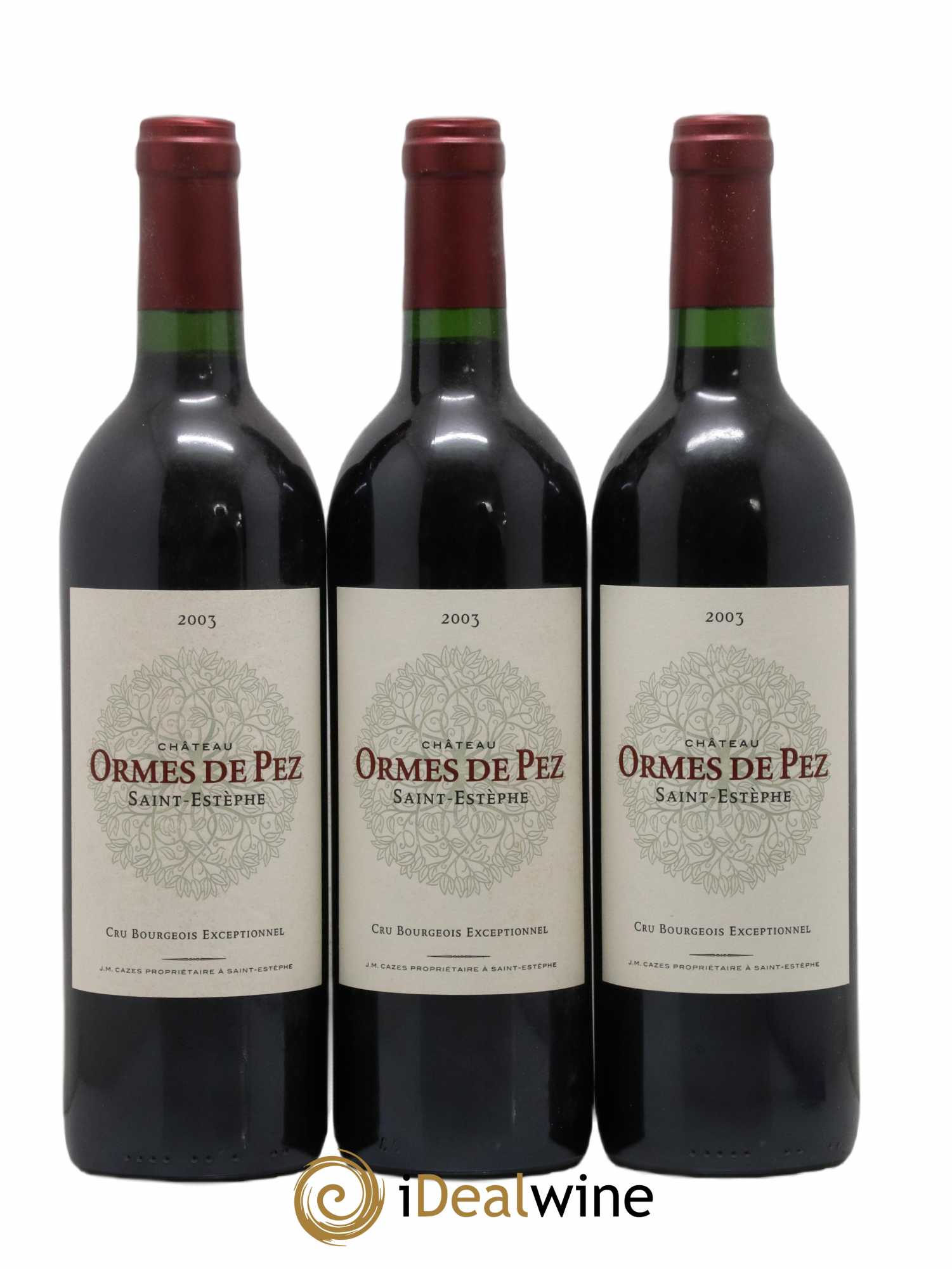 Château les Ormes de Pez 2003 - Lotto di 6 bottiglie - 2