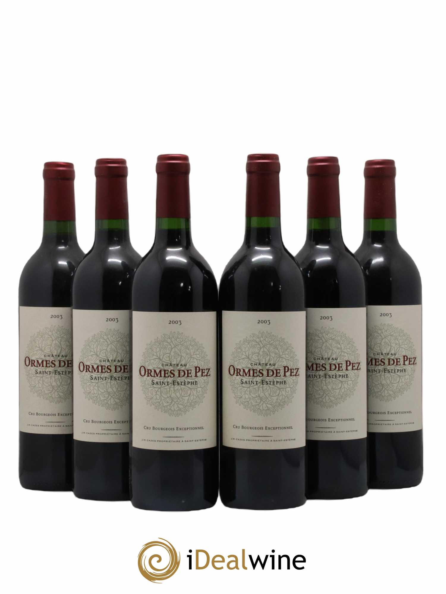 Château les Ormes de Pez 2003 - Lotto di 6 bottiglie - 0