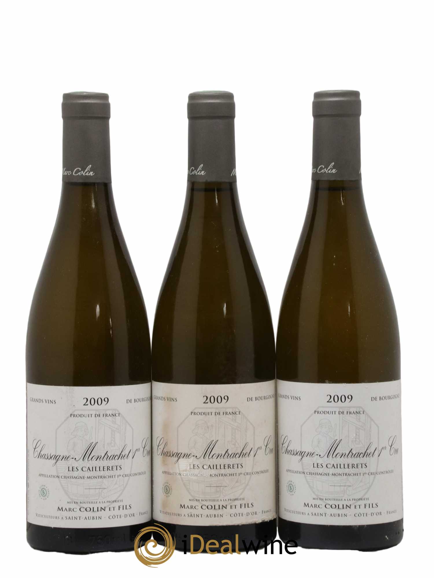 Chassagne-Montrachet 1er Cru Les Caillerets Marc Colin & Fils 2009 - Lot de 12 bouteilles - 1