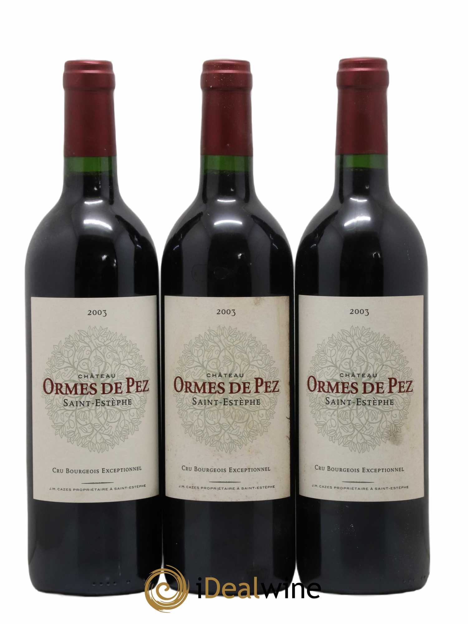 Château les Ormes de Pez 2003 - Lot de 6 bouteilles - 1