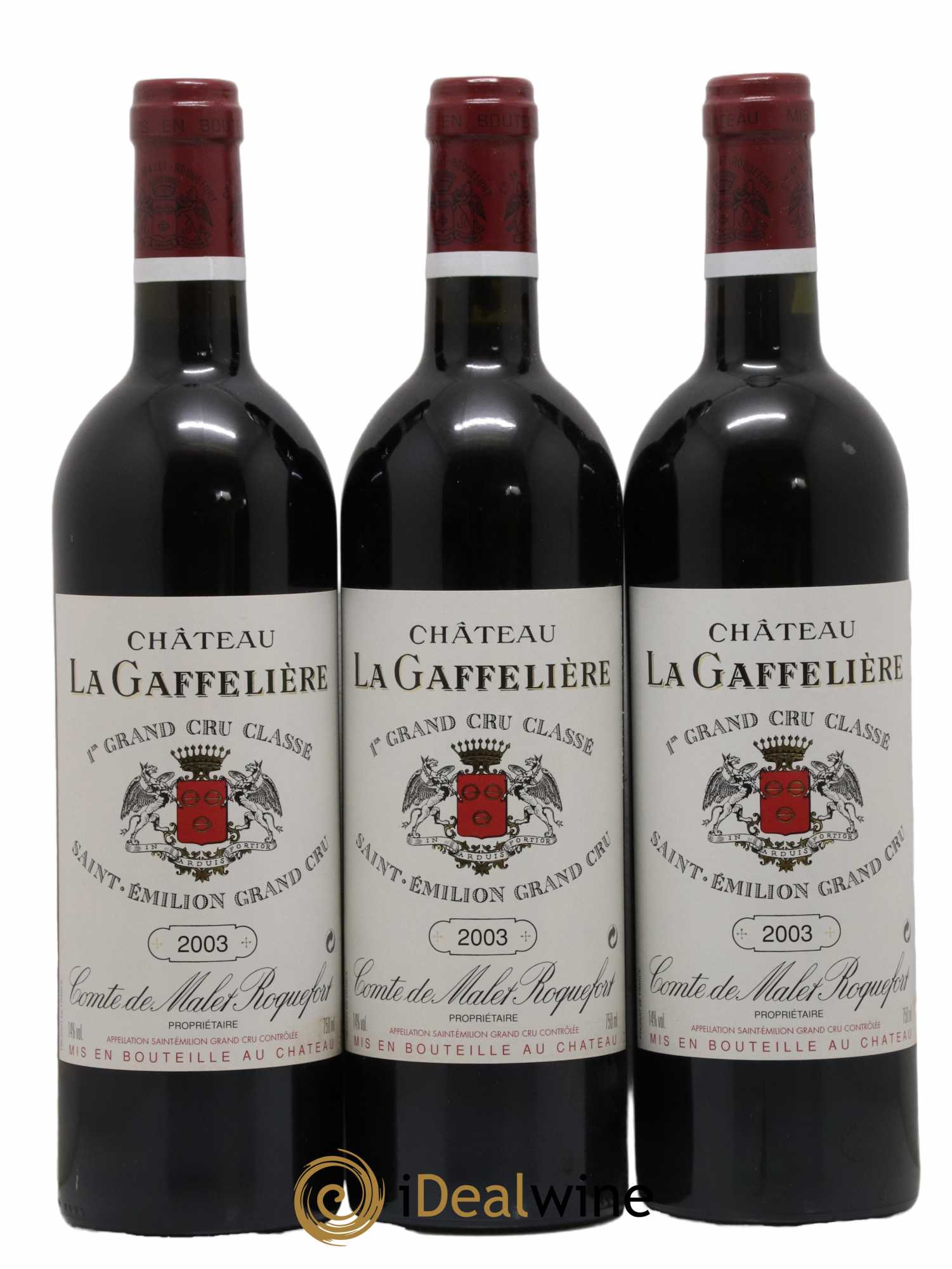 Château la Gaffelière 1er Grand Cru Classé B 2003 - Lot de 12 bouteilles - 2