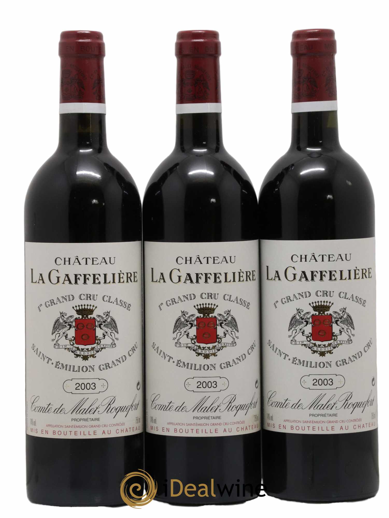 Château la Gaffelière 1er Grand Cru Classé B 2003 - Lot de 12 bouteilles - 3