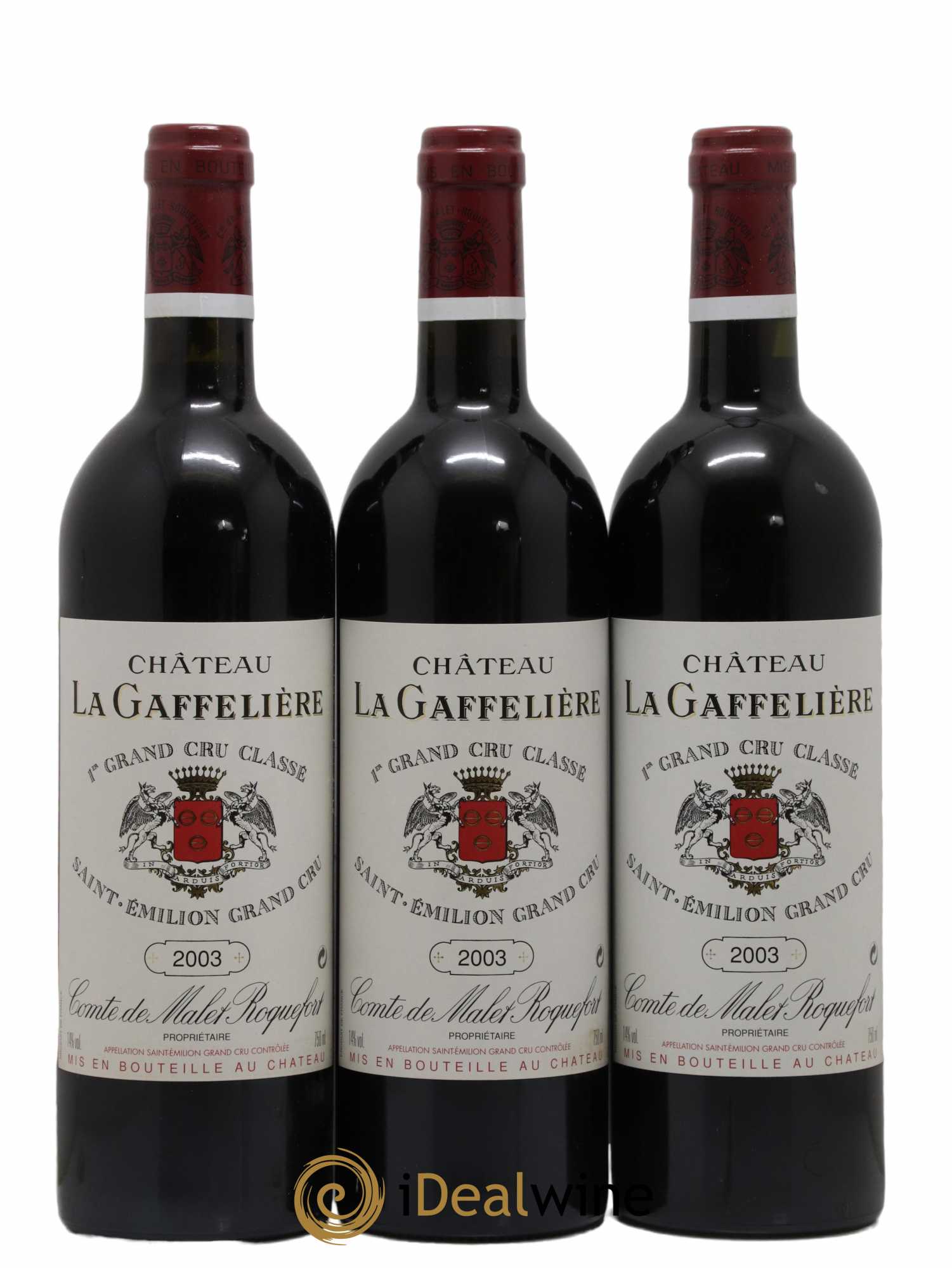 Château la Gaffelière 1er Grand Cru Classé B 2003 - Lot de 12 bouteilles - 4