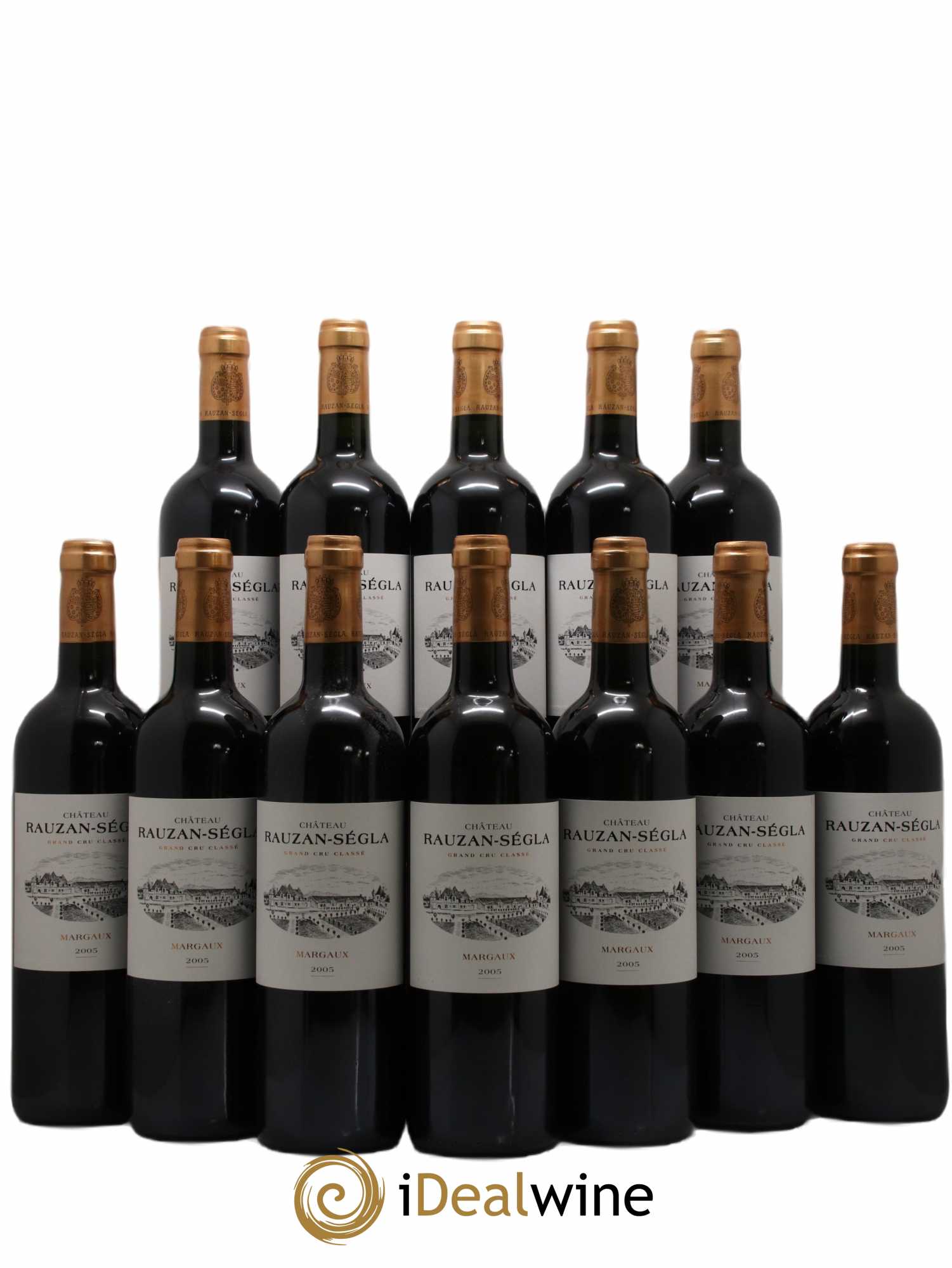 Château Rauzan Ségla Grand Cru Classé 2005 - Lot de 12 bouteilles - 0