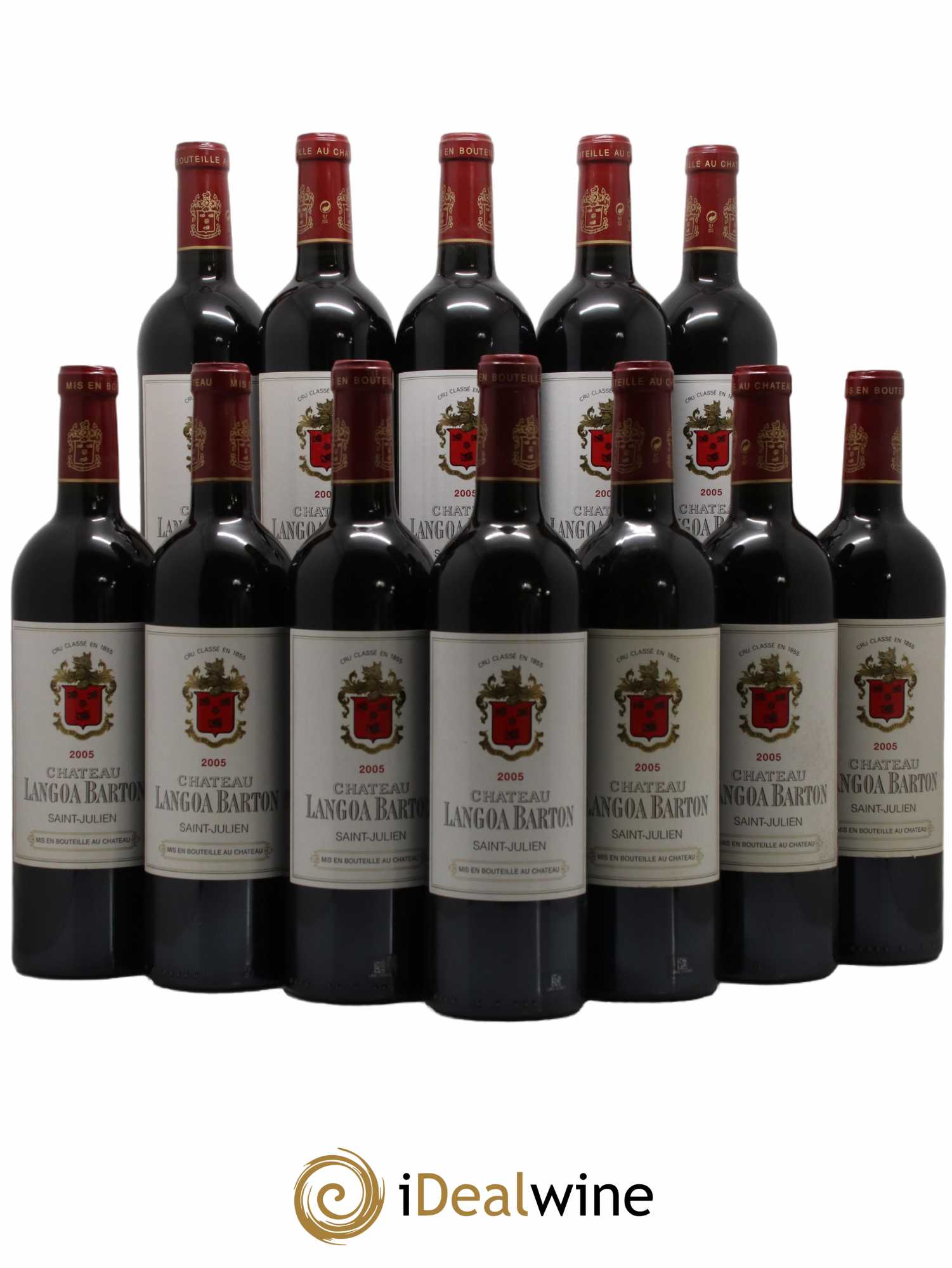 Château Langoa Barton 3ème Grand Cru Classé 2005 - Lot de 12 bouteilles - 0