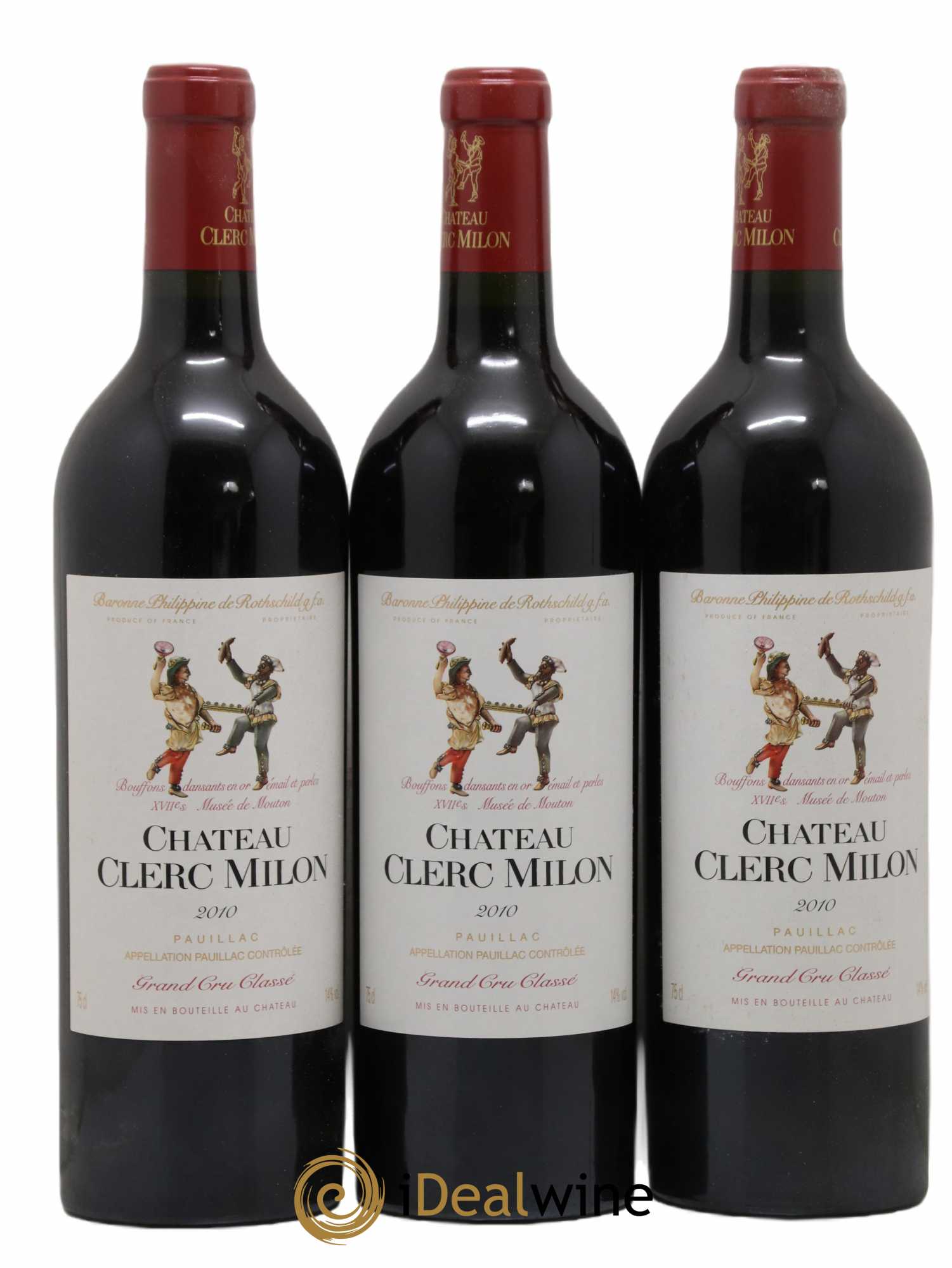 Château Clerc Milon 5ème Grand Cru Classé 2010 - Lot de 12 bouteilles - 3