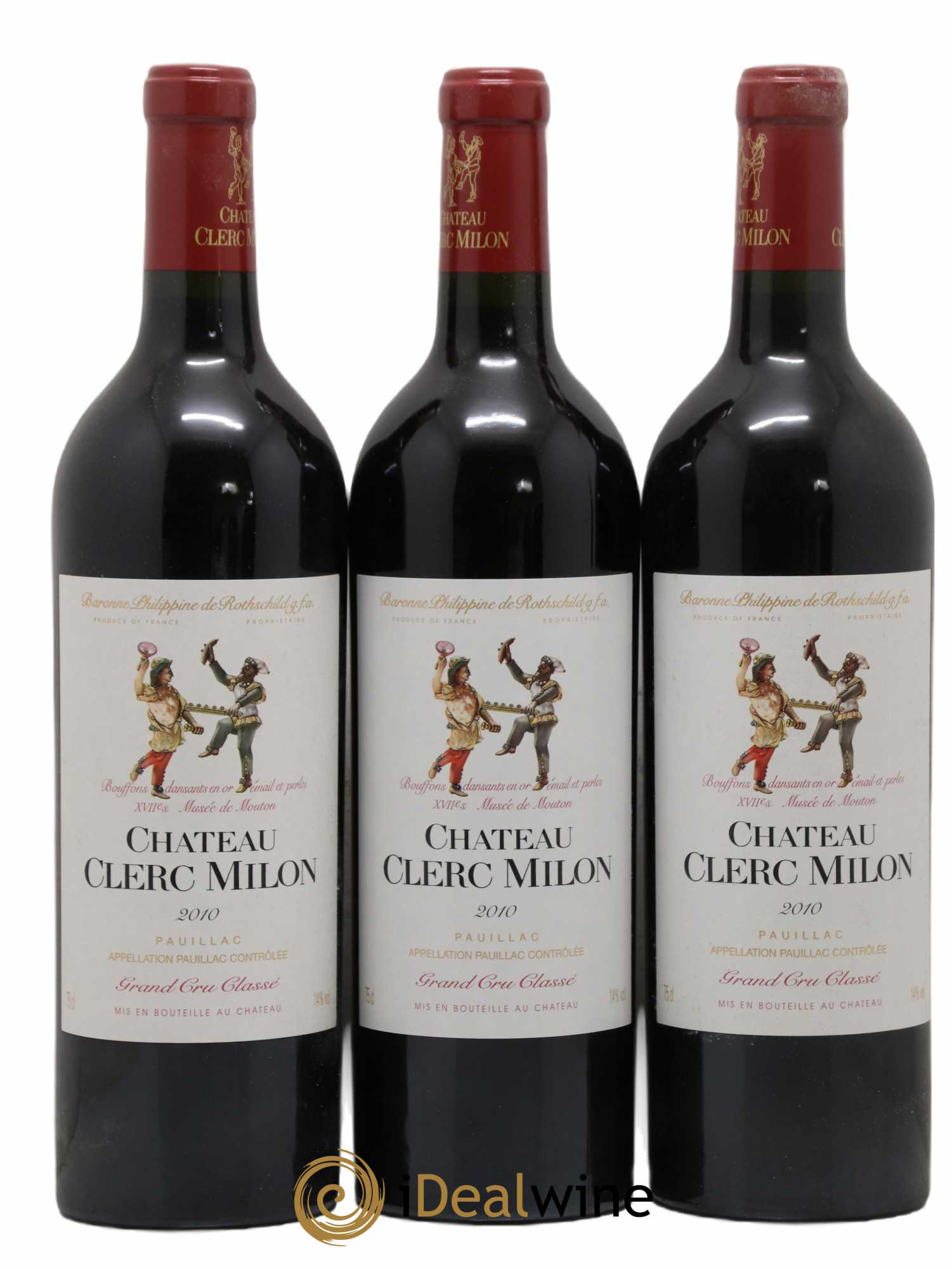 Château Clerc Milon 5ème Grand Cru Classé 2010 - Lot de 12 bouteilles - 4